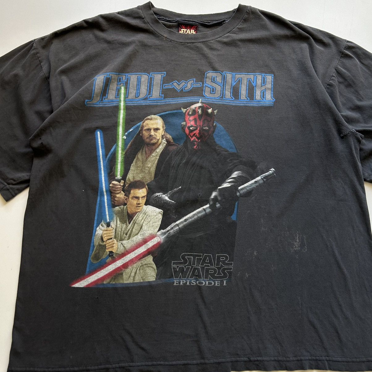 Star Wars Vintage 90s Star Wars Episode 1 Graphic T Shirt Boxy XL Rare Size US XL / EU 56 / 4 - 2 Thumbnail