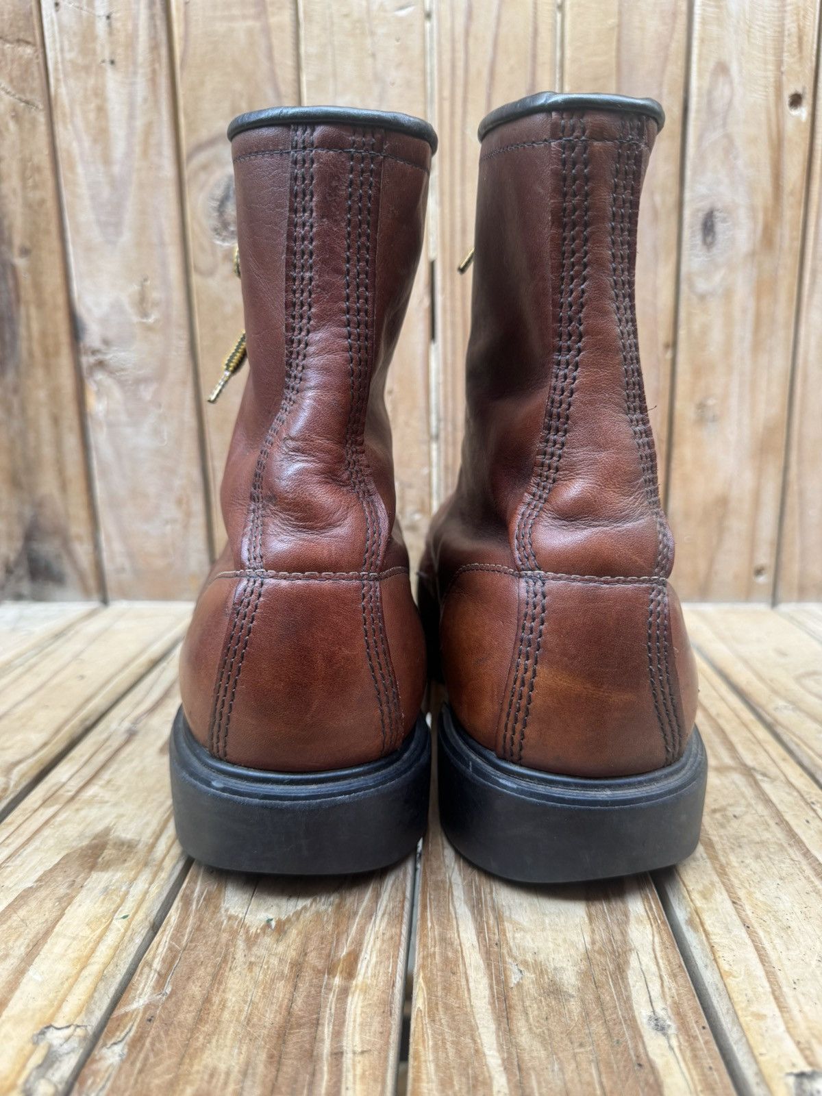 Red Wing Red Wing Steel toe work&Safety brown leather boots US 11 EEE Size US 11 / EU 44 - 11 Thumbnail