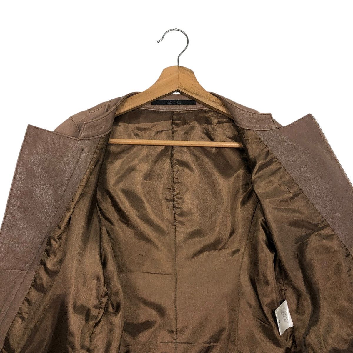Japanese Brand 🔥CROPPED BIKER LEATHER JACKET RUE DE BLUE ISSEY MIYAKE Size US S / EU 44-46 / 1 - 17 Thumbnail
