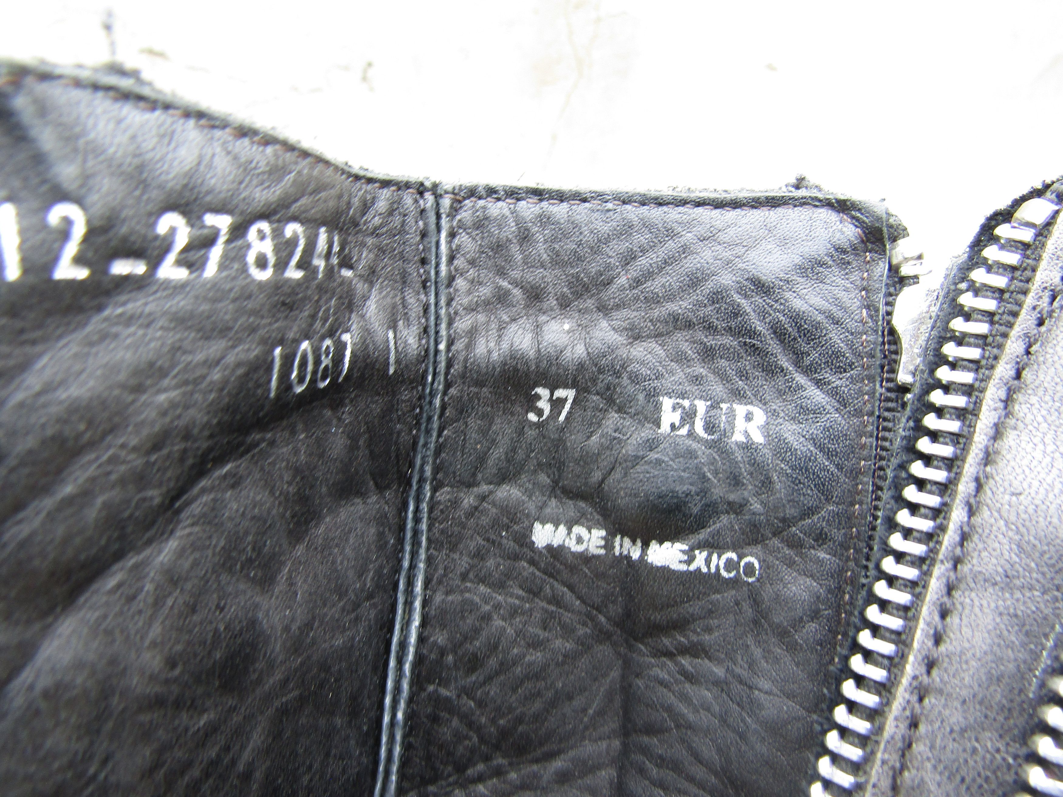 Old Gringo Old Gringo Distressed Gray Leather Low Western Zipper Accent Size US 7 / IT 37 - 3 Thumbnail