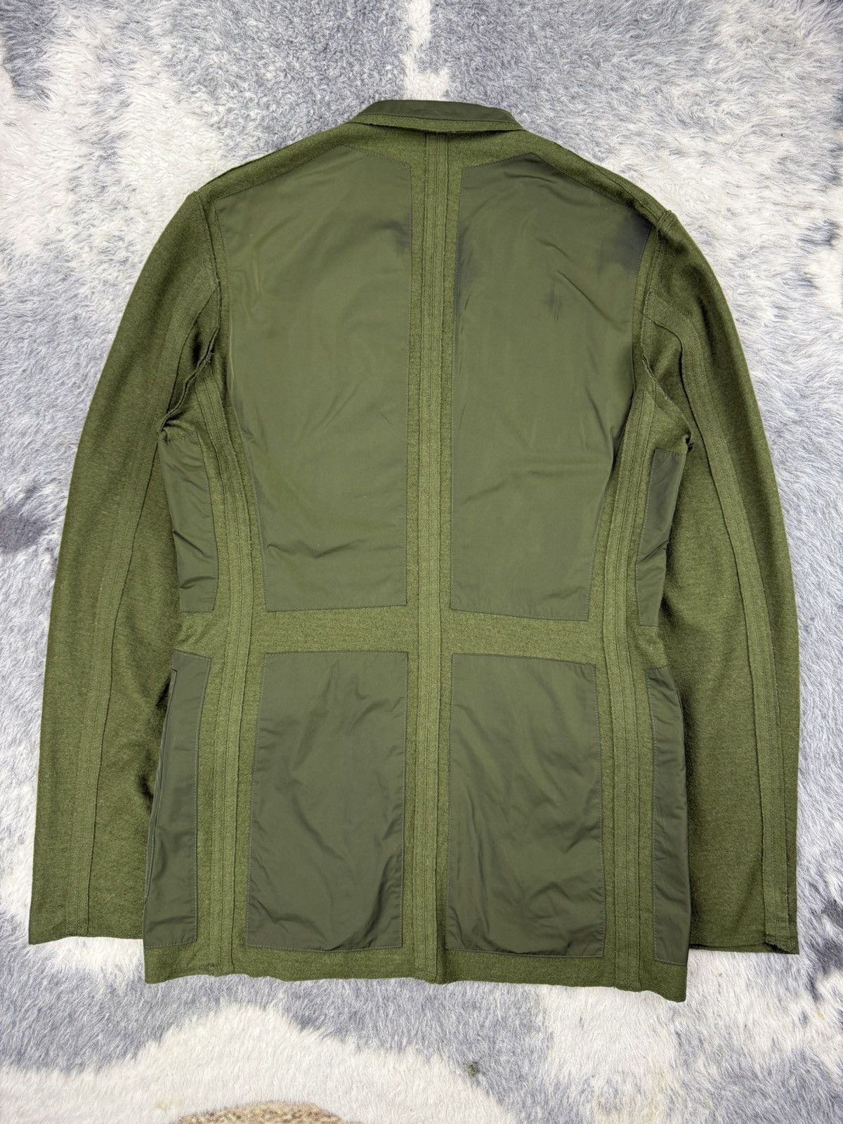 Yohji Yamamoto FW2013 YohjiYamamoto x Adidas Y-3 Utility Padded Wool Blazer Size US M / EU 48-50 / 2 - 14 Thumbnail
