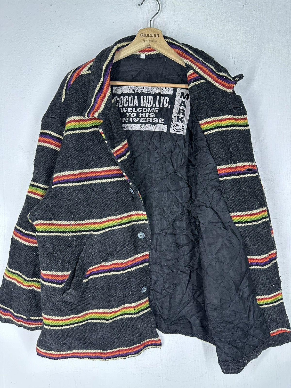 Vintage Vintage Trade Mark Cocoa Ind.LTD Wool Jacket Size US L / EU 52-54 / 3 - 7 Thumbnail