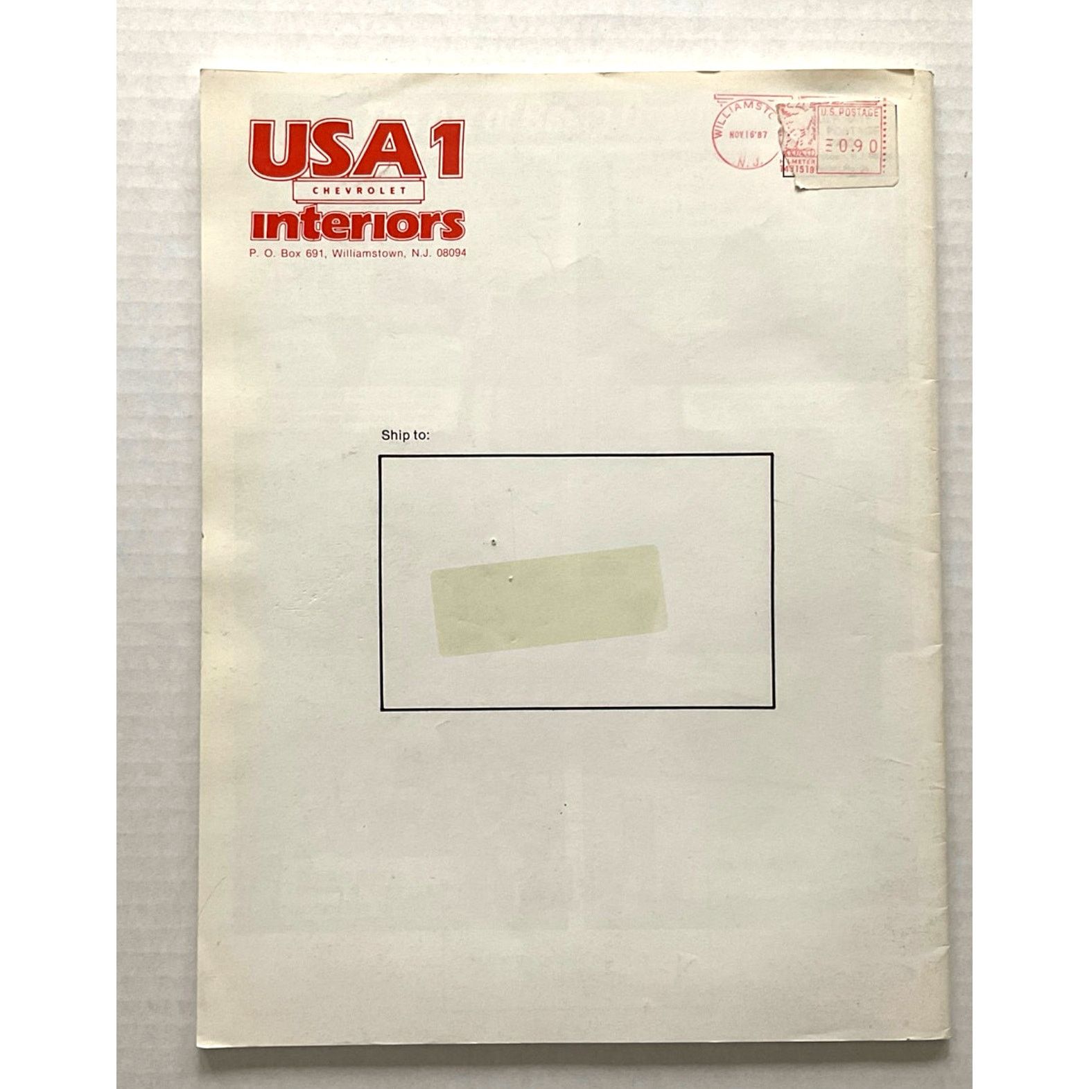 Other USA1 1987 Vintage Catalogs Chevrolet Interiors (2) Size ONE SIZE - 2 Thumbnail