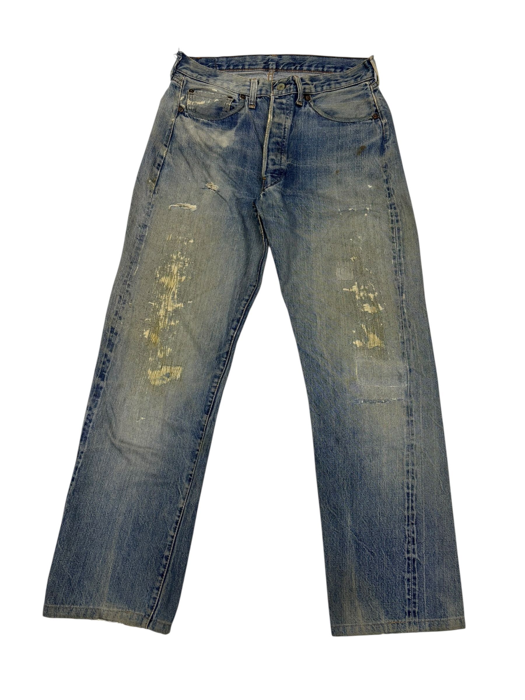 Levi's True Vintage Levis 501 Big E Selvedge Jeans Button 2 Size US 32 / EU 48 - 4 Thumbnail