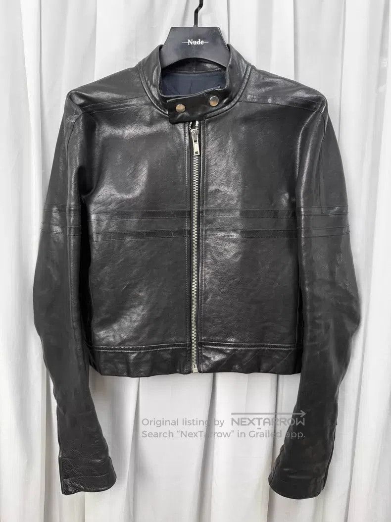 Rick Owens Rick Owens 15SS ultra short biker leather jacket| Size XL / US 12-14 / IT 48-50 - 1 Thumbnail