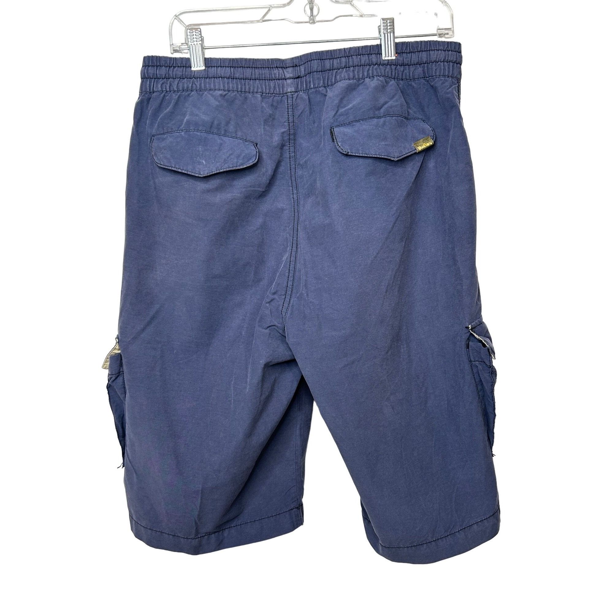 Other Wear First Men’s Cargo Shorts Navy Blue 36 Cotton Nylon Draw Size US 36 / EU 52 - 2 Thumbnail