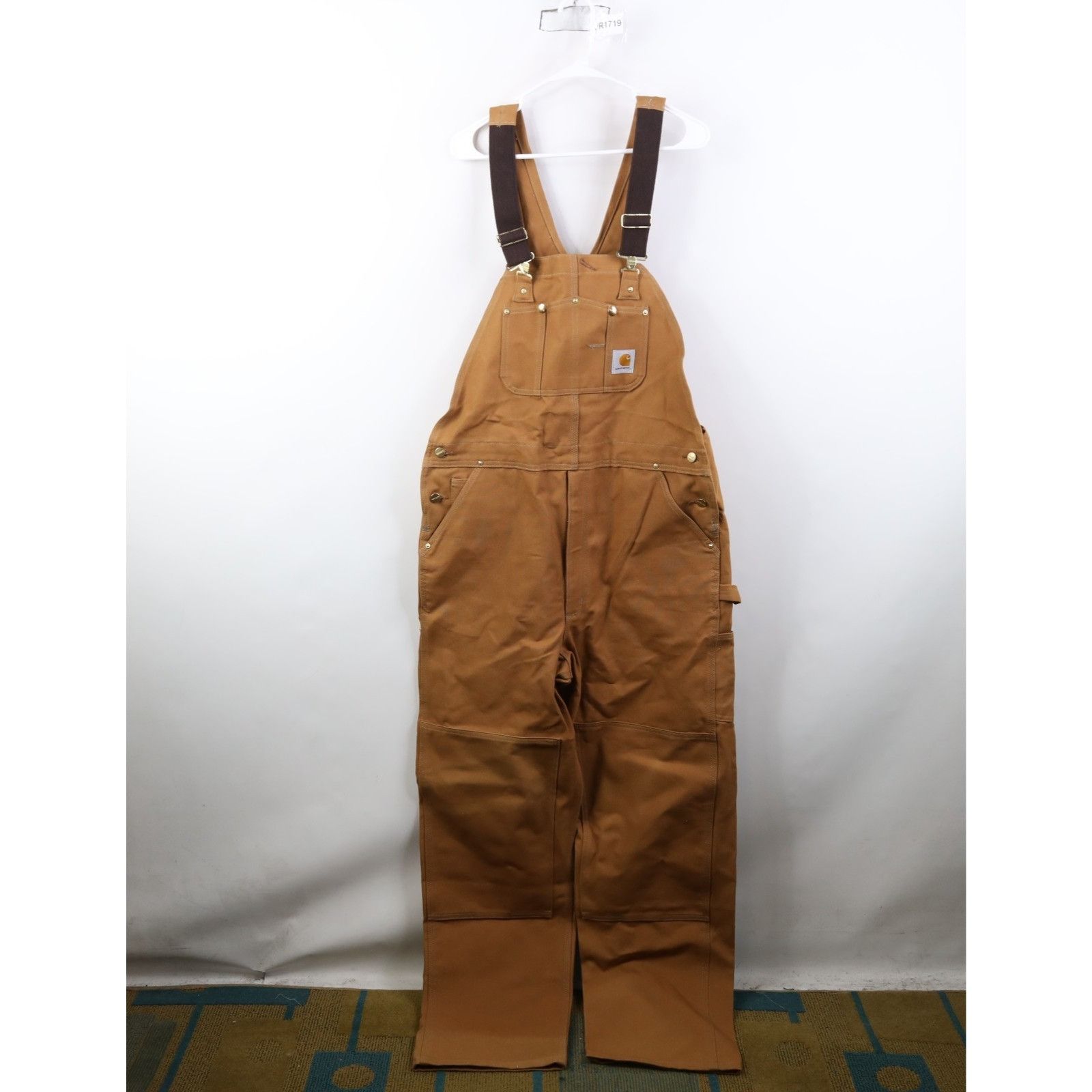 Carhartt Deadstock Vintage Y2K Carhartt Double Knee Duck Overalls Size US 40 / EU 56 - 1 Thumbnail