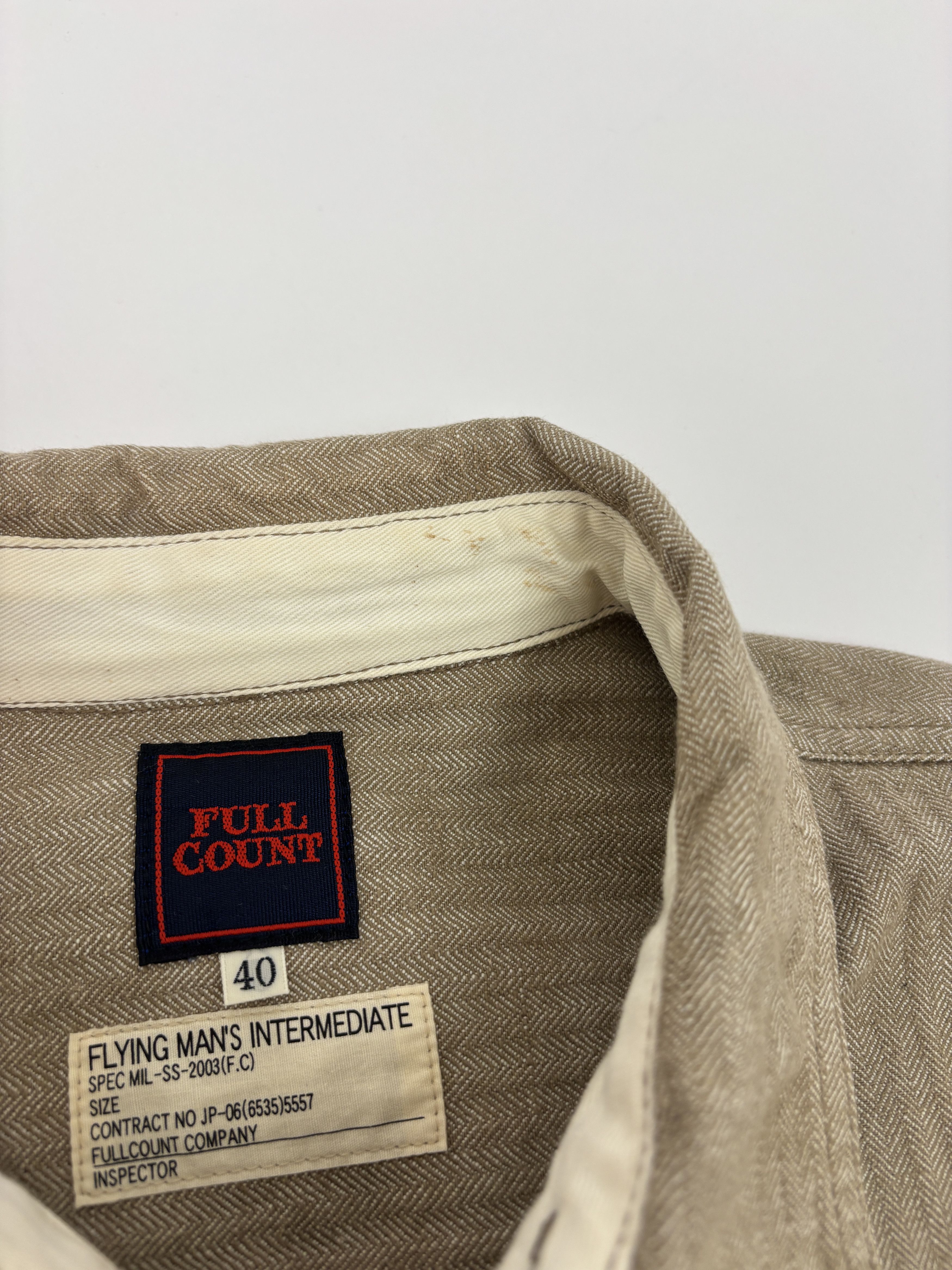 Full Count & Co. Fullcount Herringbone Work Shirt Size US L / EU 52-54 / 3 - 6 Thumbnail