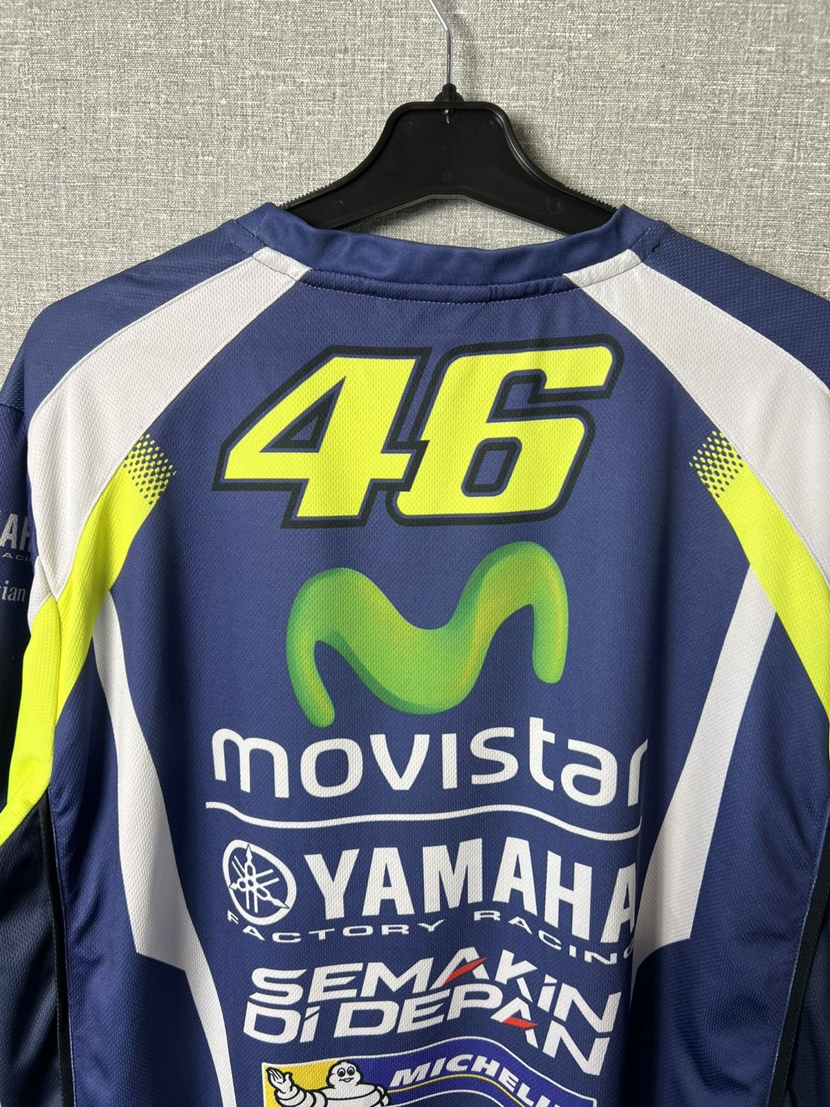 NASCAR Valentino Rossi VR46 Yamaha The Doctor Racing Jersey Tee Size US XL / EU 56 / 4 - 10 Thumbnail