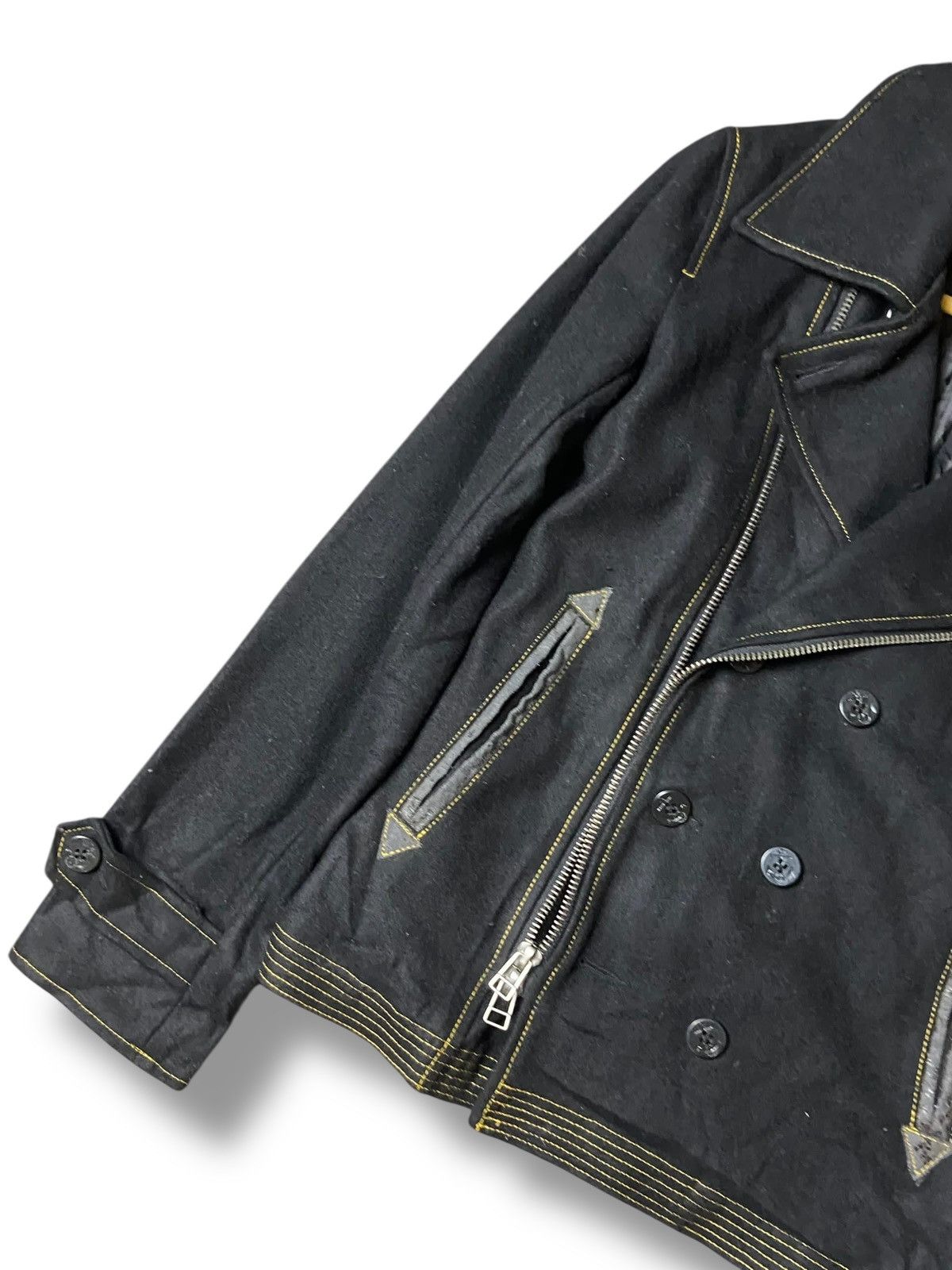 Japanese Brand × Seditionaries × Vintage Vintage GENNARO Punk Double Breasted Wool Jacket (125) Size US M / EU 48-50 / 2 - 4 Thumbnail