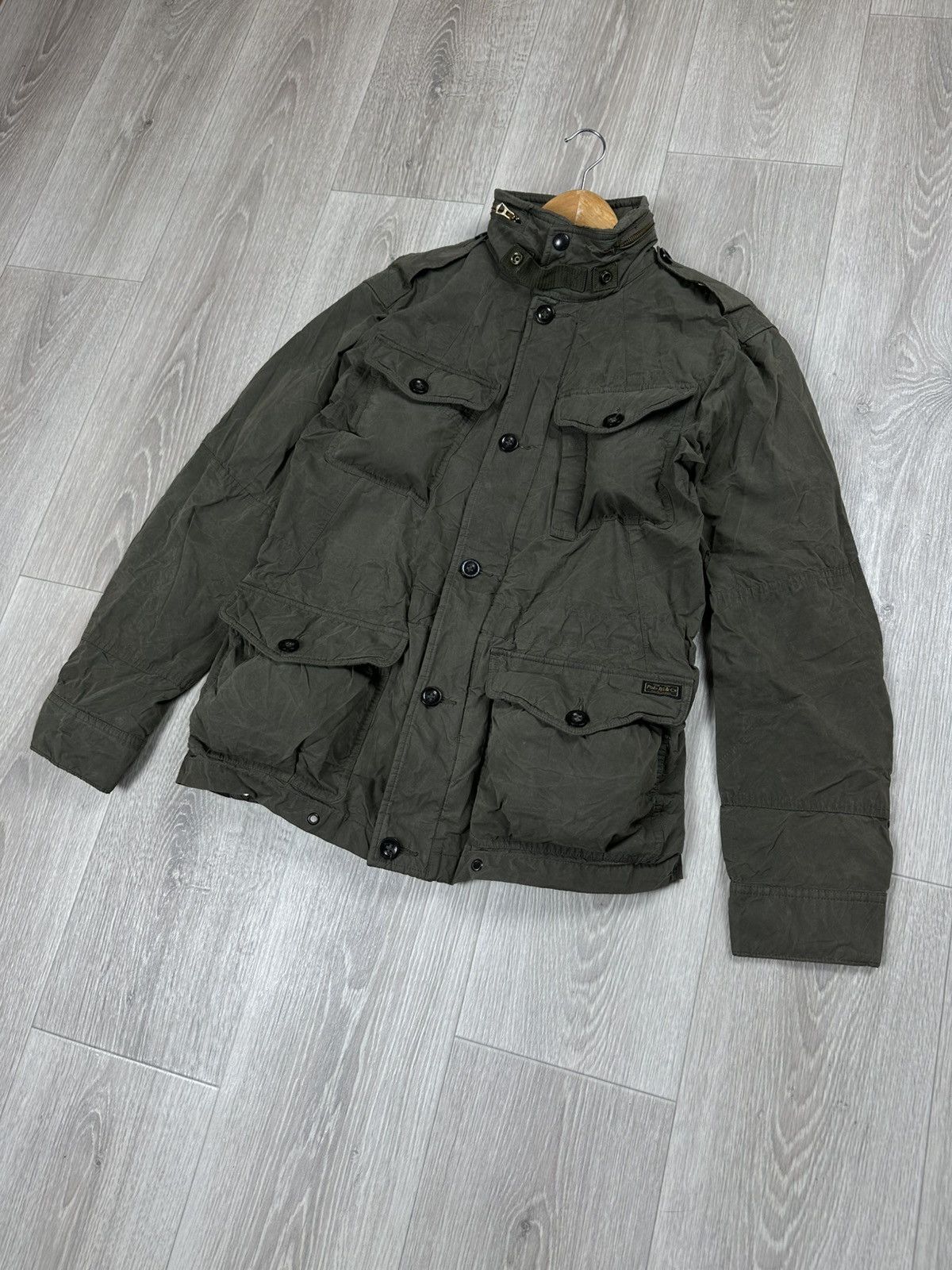 Polo Ralph Lauren Polo Ralph Lauren Military Wax Pocket Olive Jacket Size S Size US S / EU 44-46 / 1 - 7 Thumbnail