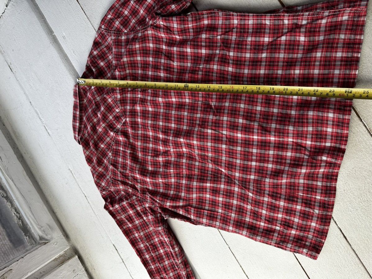 Diesel 🚨VNTG Diesel Avant-garde Shirt very rare RED CHECK BLACK Size US M / EU 48-50 / 2 - 17 Thumbnail