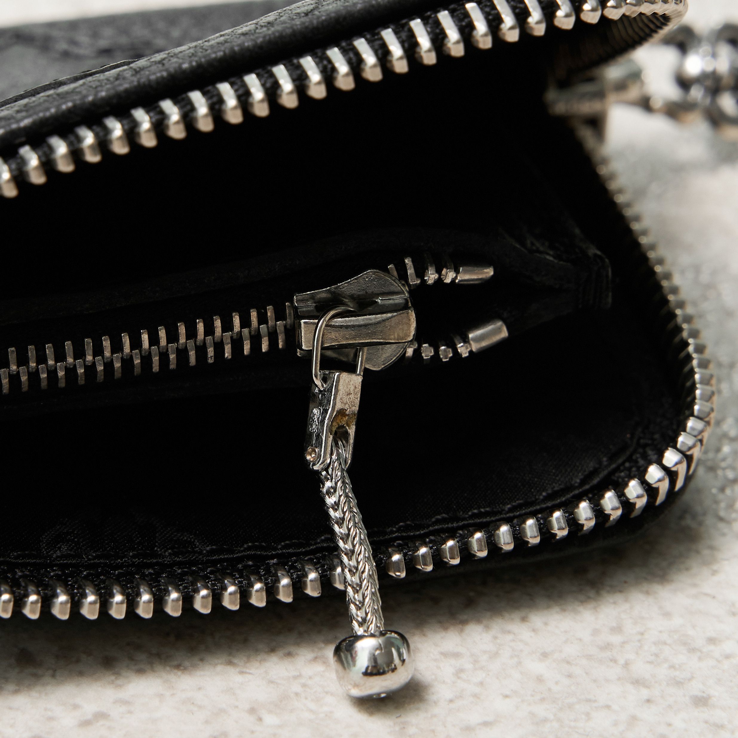 Chrome Hearts CHROME HEARTS Wallet Zip Tiny Coin Case BLACK Size ONE SIZE - 4 Thumbnail
