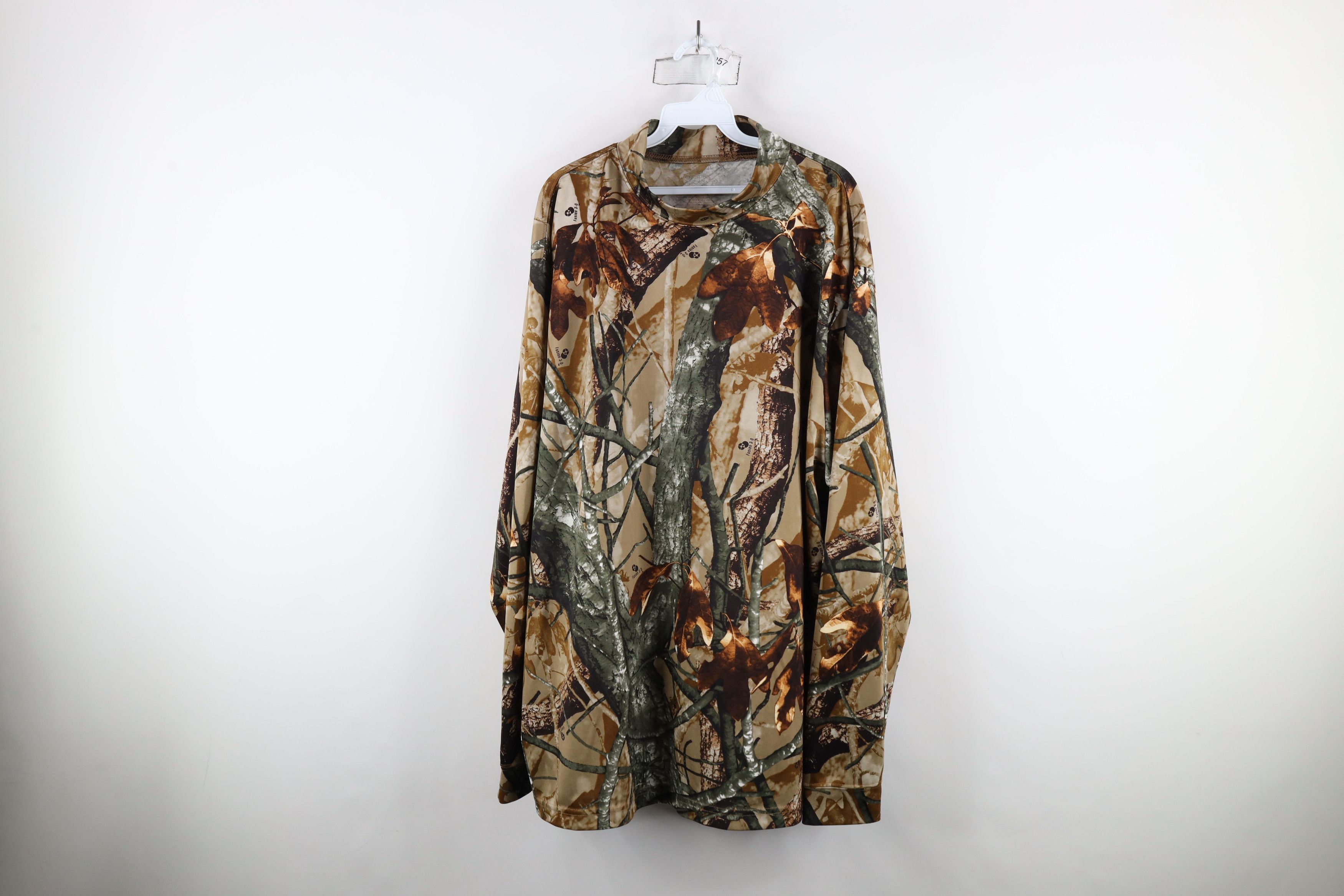 Vintage Vintage Streetwear Camouflage Mock Neck Long Sleeve T-Shirt Size US XXL / EU 58 / 5 - 1 Thumbnail