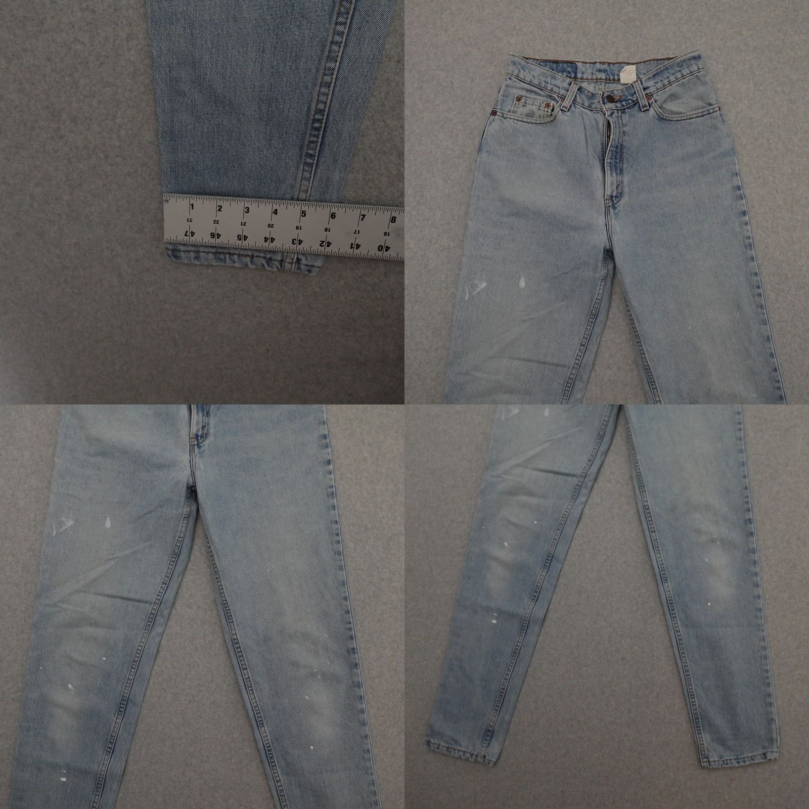 Levi's VINTAGE Levi's 512 Jeans Women 11 LONG (11X32) High Waist Tapered Leg 90s Blue Mens Womens Girls Size 32" / US 10 / IT 46 - 9 Thumbnail