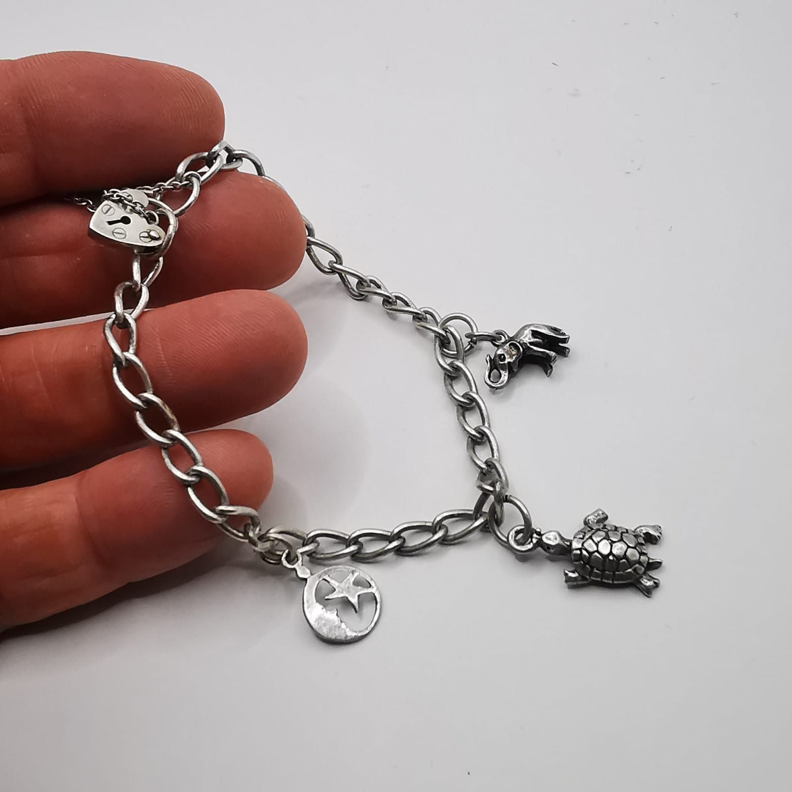 Sterling Silver Vintage Bracelet Jewelry,925 Sterling Silver 12,67g Size ONE SIZE - 4 Thumbnail