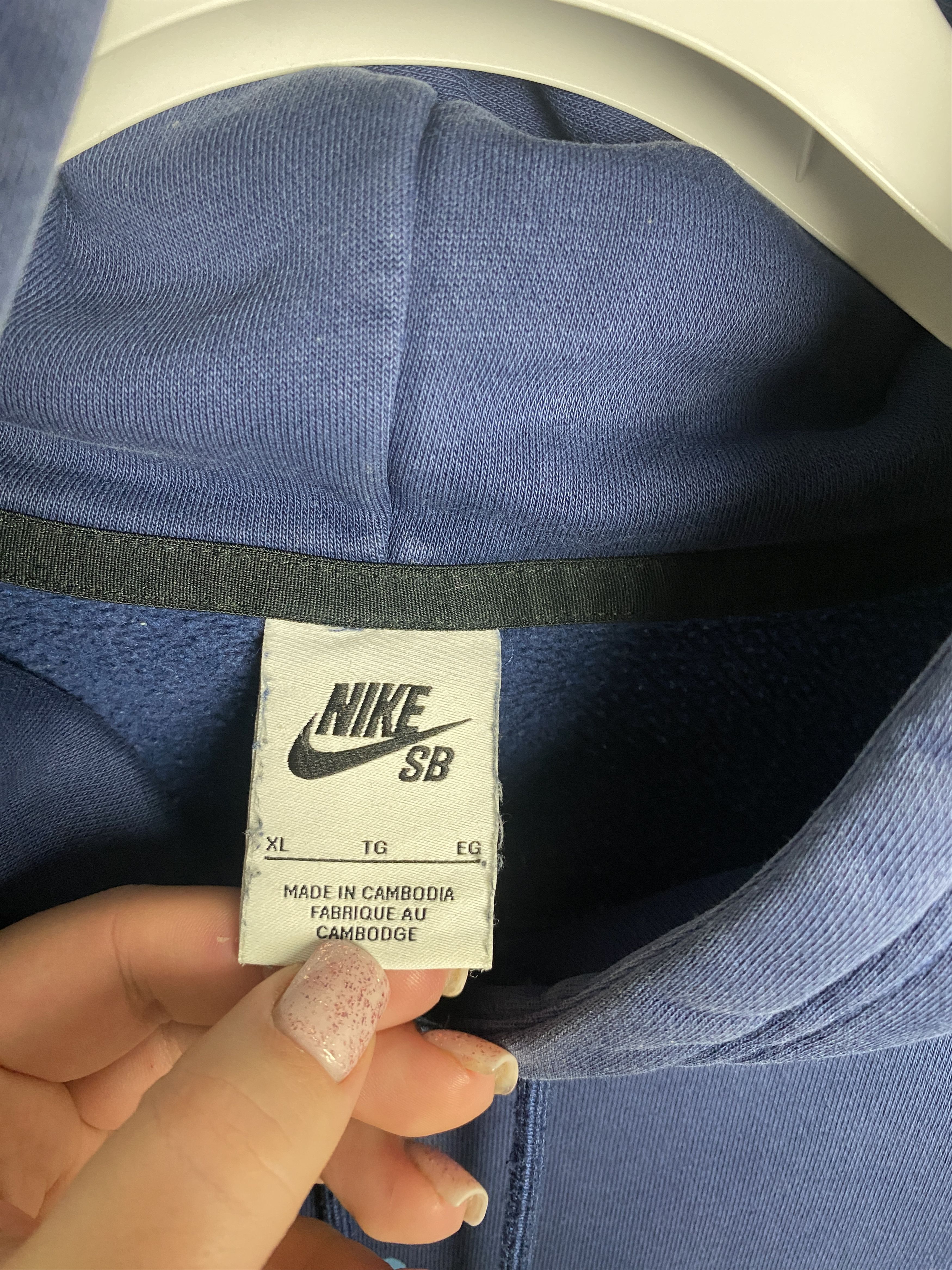 Nike Nike SB hoodie big logo skate rap hip hop Size US XL / EU 56 / 4 - 3 Thumbnail