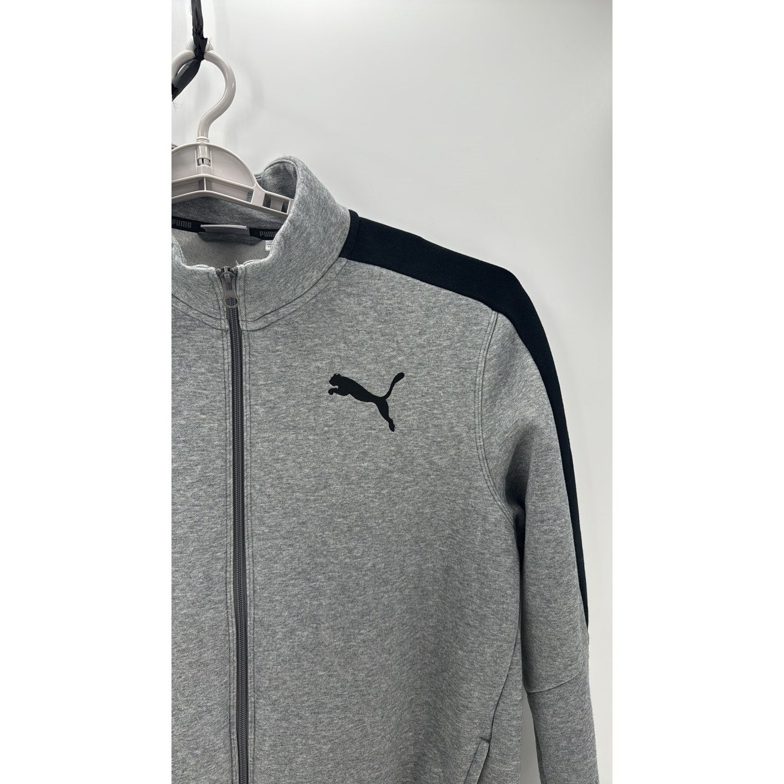 Puma Puma Men's Track Jacket Medium Gray Heather sz L athletic Size US L / EU 52-54 / 3 - 5 Thumbnail
