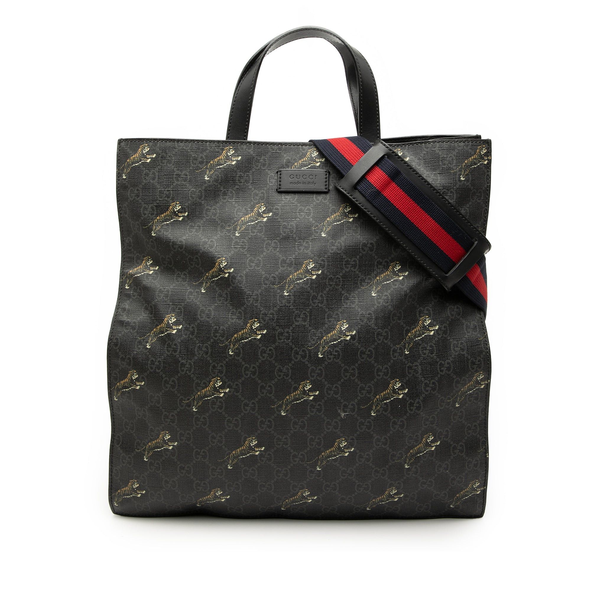 Gucci GG Supreme Tiger Convertible Soft Tote Size ONE SIZE - 1 Thumbnail