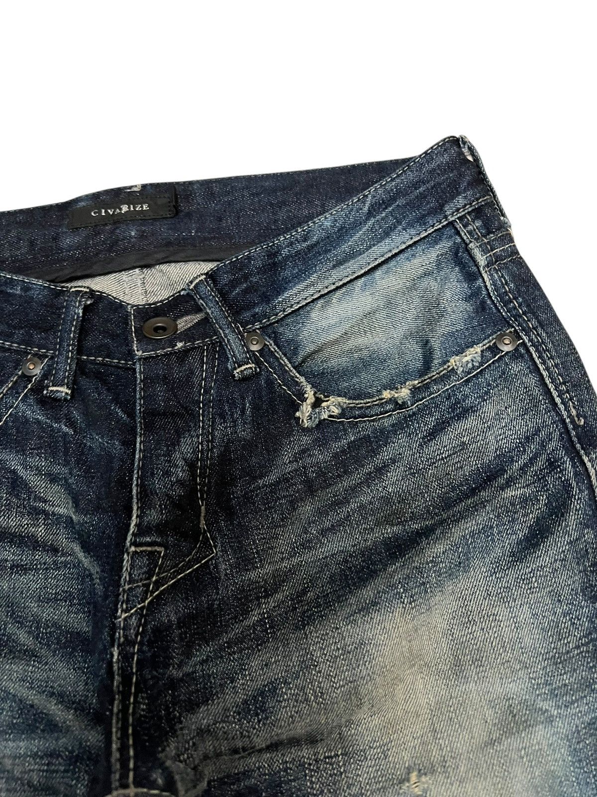 CIVARIZE Civarize Distressed Mud Wash Clawmark Jean Size US 28 / EU 44 - 9 Thumbnail