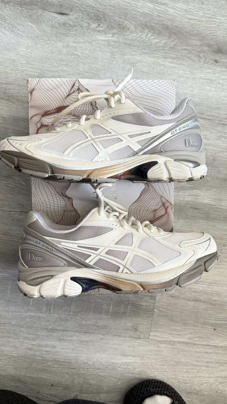 Asics × Dime Dime x Asics GT 2160 “Arctic Wolf” Size US 8 / EU 41 - 3 Thumbnail