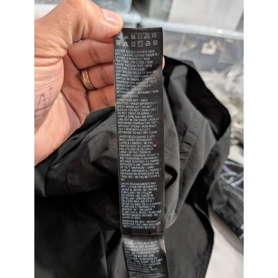 Balenciaga o1rshd1 Cotton Poplin Graffiti Oversized Shirt in Black Size US L / EU 52-54 / 3 - 17 Thumbnail