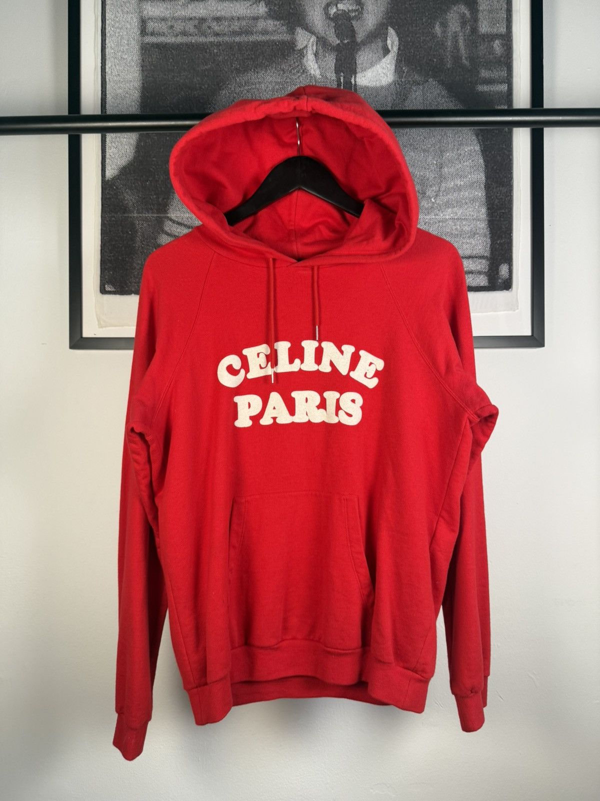 Celine ICONIC🍷 FALL/WINTER 2020 CELINE PARIS CASHMERE LOGO HOODIE Size US M / EU 48-50 / 2 - 1 Thumbnail