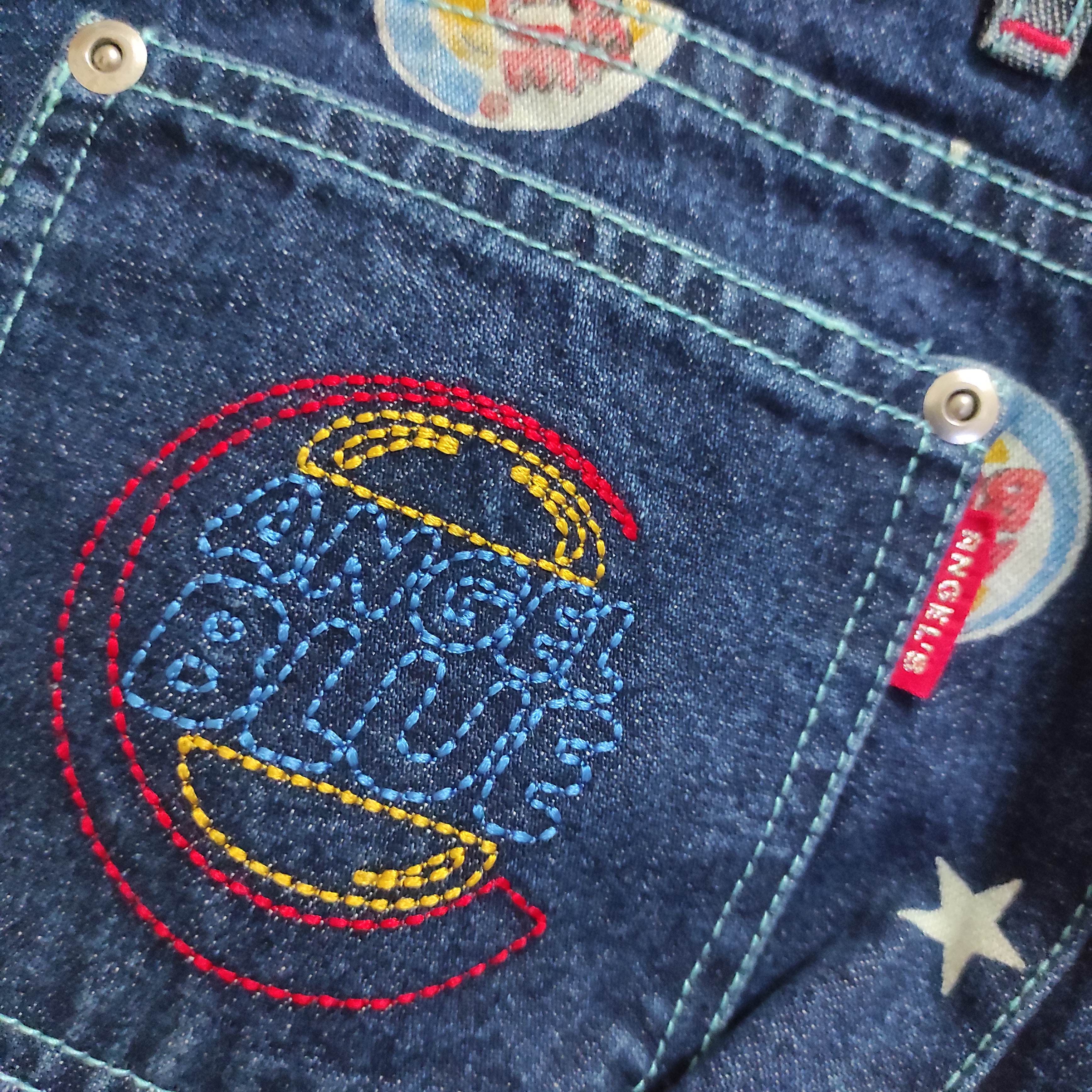 Angel Blue FLARE JEANS Angel Blue Fullprint Bootcut Denim Jeans Size US 28 / EU 44 - 20 Thumbnail