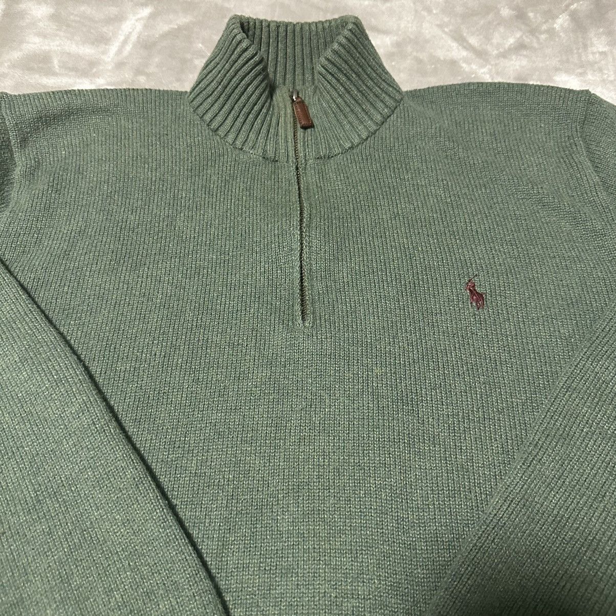 Polo Ralph Lauren 1/4 Zip Sweater Size US XL / EU 56 / 4 - 2 Thumbnail