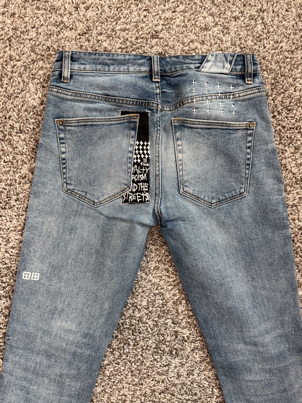 Ksubi Ksubi Chitch Pure Dynamite Custom 1/1 Jeans Size US 29 - 4 Thumbnail