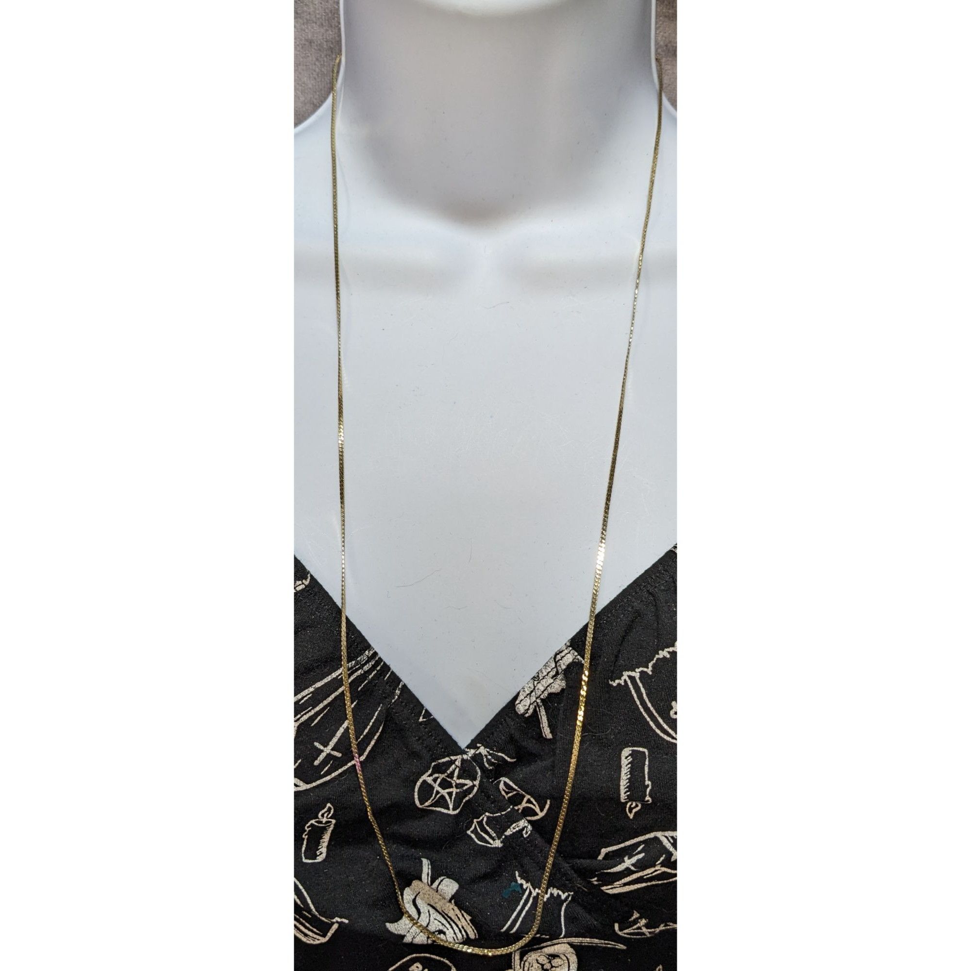 Other Classic Elegant Bright Gold-Tone Chain Necklace Size ONE SIZE - 2 Thumbnail