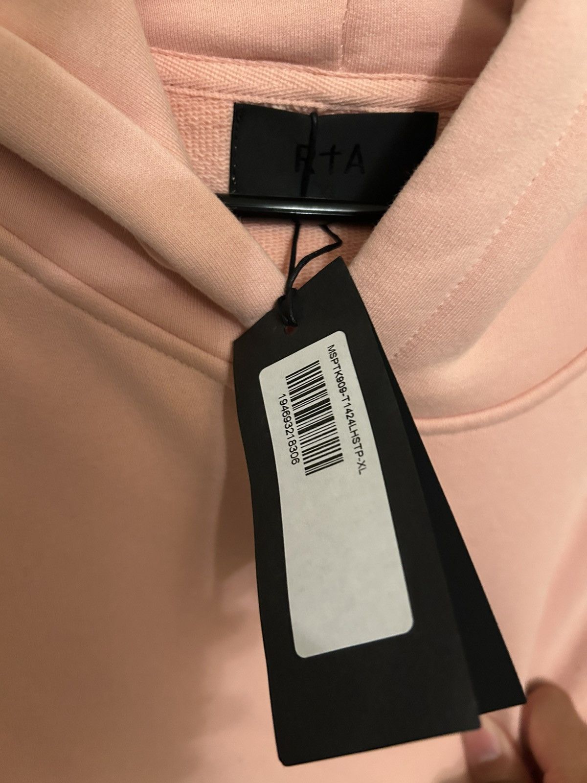 Rta NWT Men’s XL Pink RTA Stamp Logo Hoodie. Retail 265. Size US XL / EU 56 / 4 - 3 Thumbnail