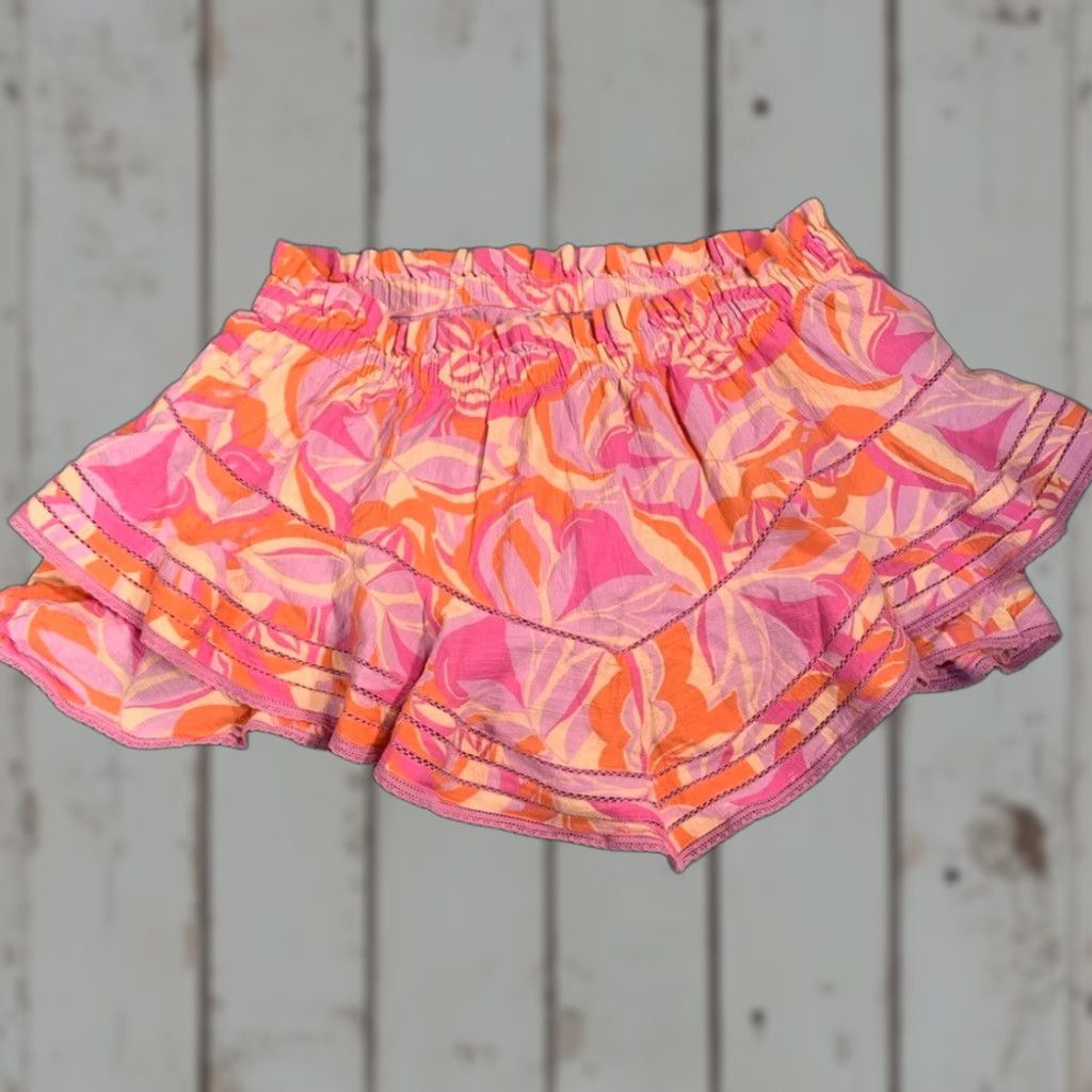 Vintage Aerie Skort Women XL Regular Athletic Pink Orange Ruffled Skort Size ONE SIZE - 1 Thumbnail