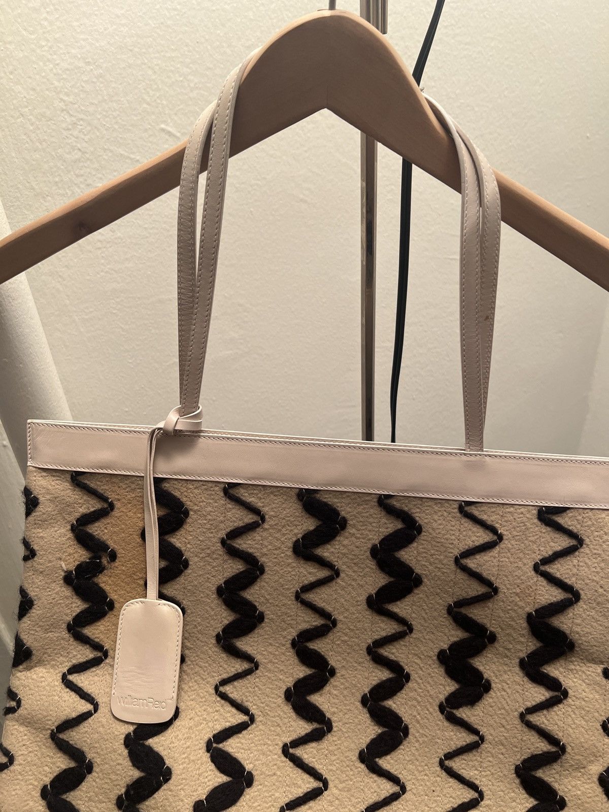 Billy Reid William Reid Wool & Leather Tote Bag Size ONE SIZE - 4 Thumbnail