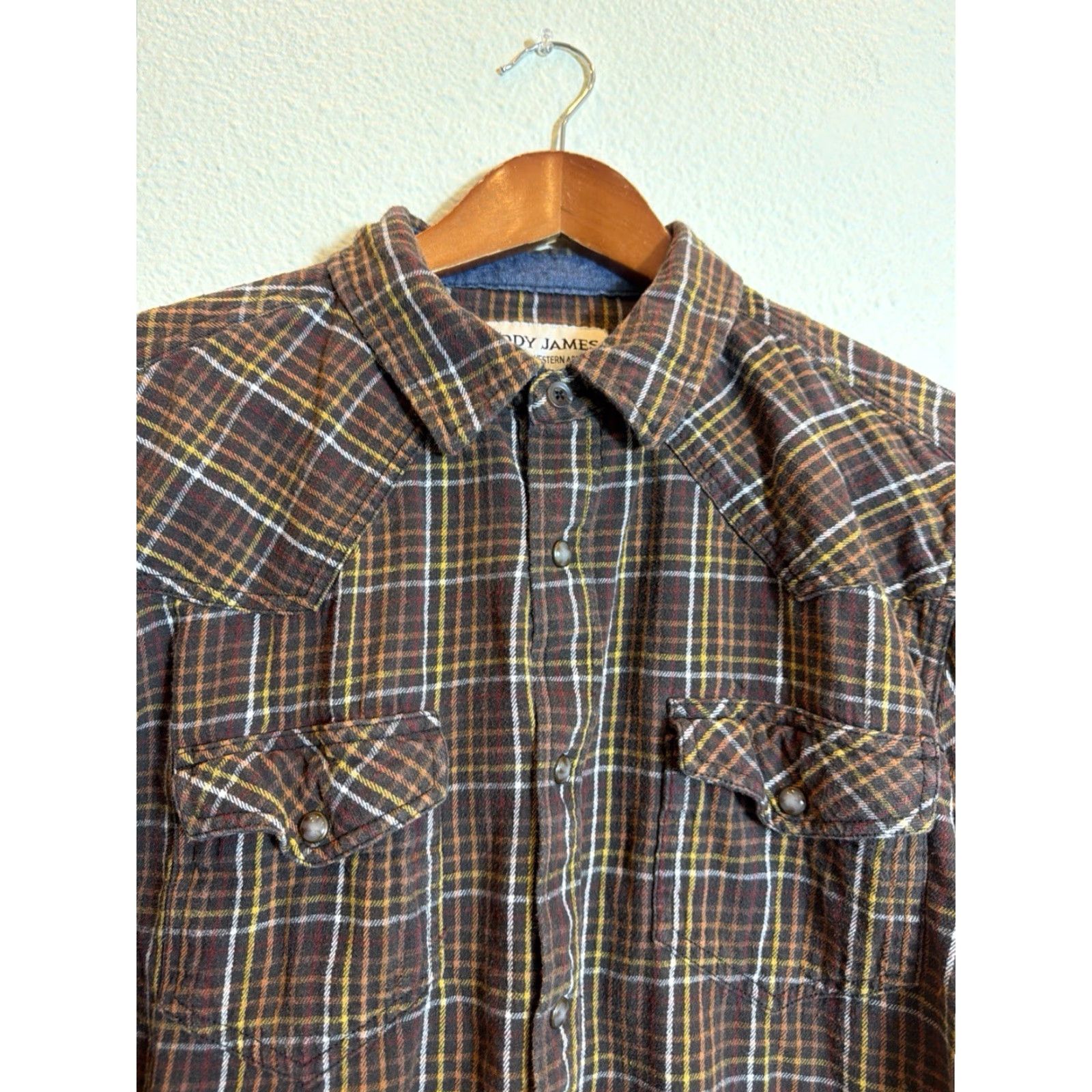 Cody James **Cody James Mens Large Brown Plaid Flannel Shirt** User: Cody James Mens Large Brown Plaid Flannel Shirt Size US L / EU 52-54 / 3 - 4 Thumbnail