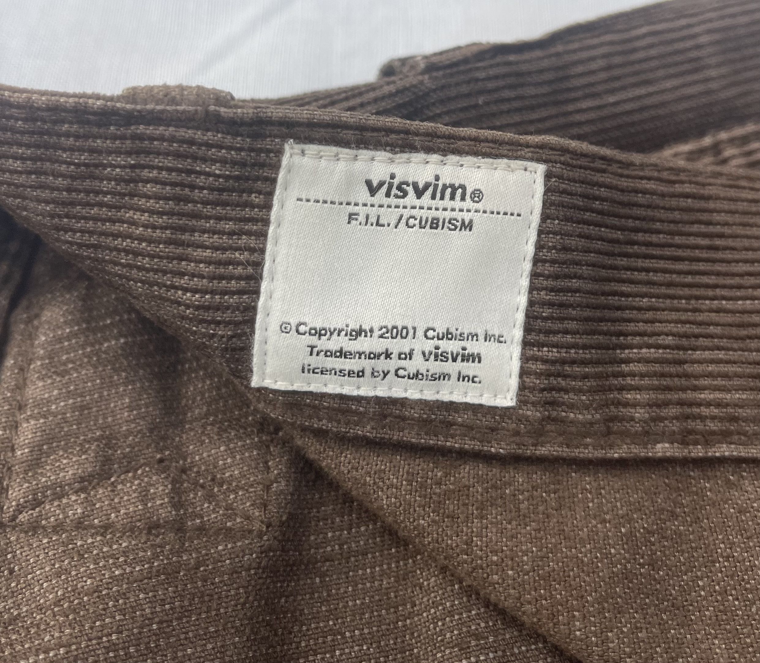 Visvim Visvim FW15 Carpenter Pant Prime Slub (Cords) - Brown Size US 31 - 11 Thumbnail