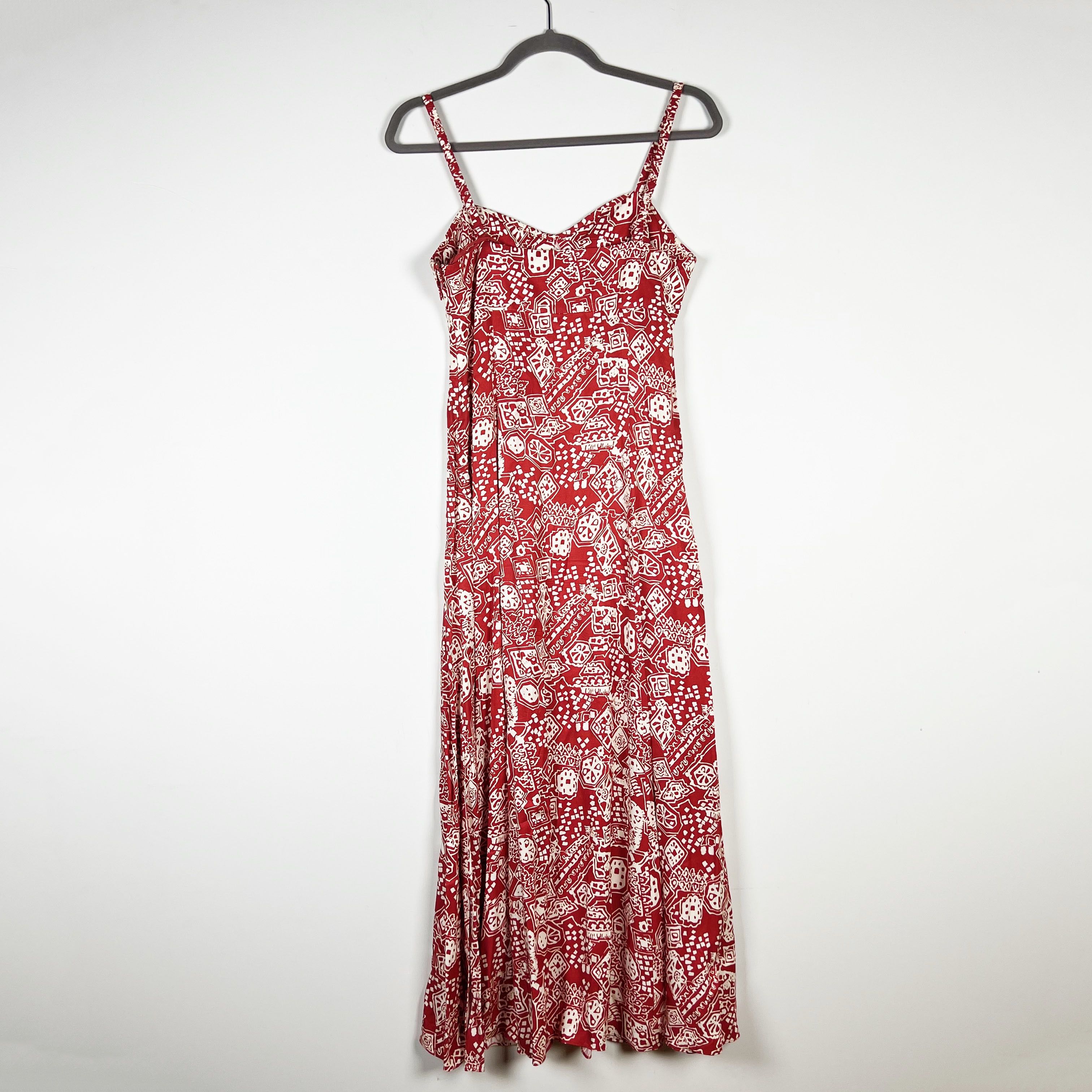 Rebecca Taylor Rebecca Taylor Labyrinth Print Pattern Red Size XS / US 0-2 / IT 36-38 - 4 Thumbnail
