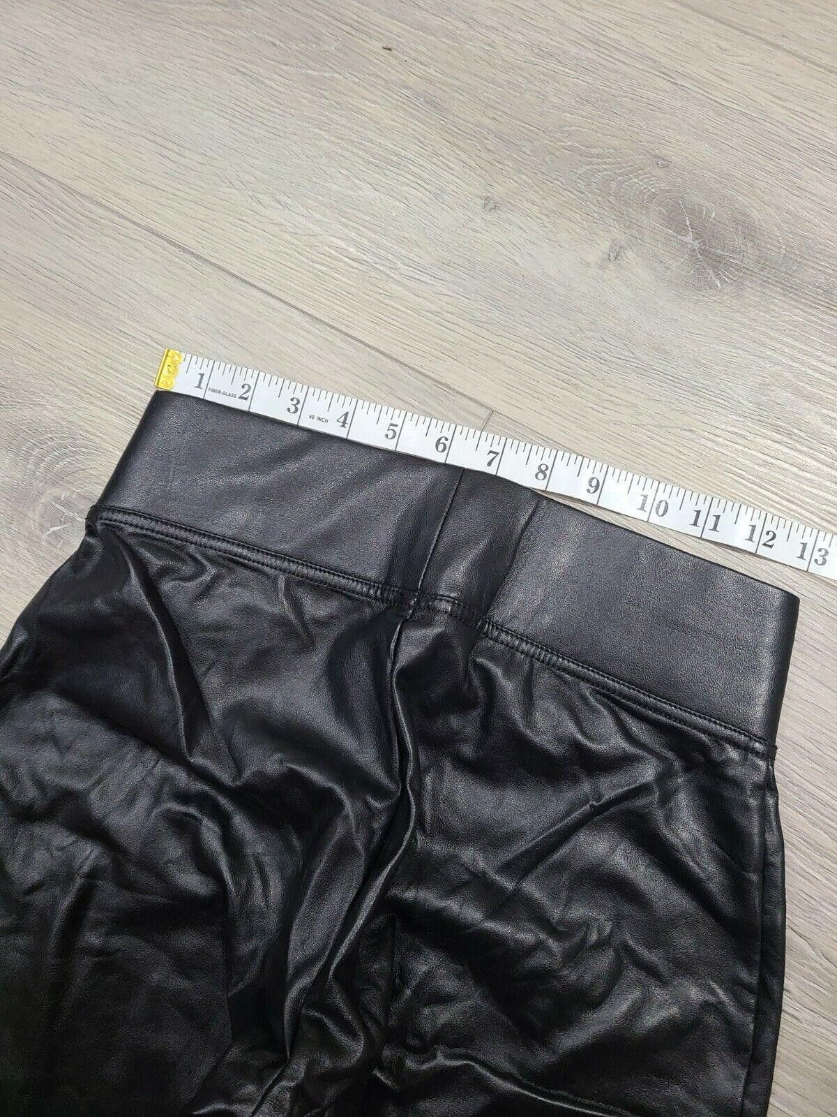 Other Hue Faux Leather Leggings Small New Skinny Stretch black Size 28" / US 6 / IT 42 - 6 Thumbnail