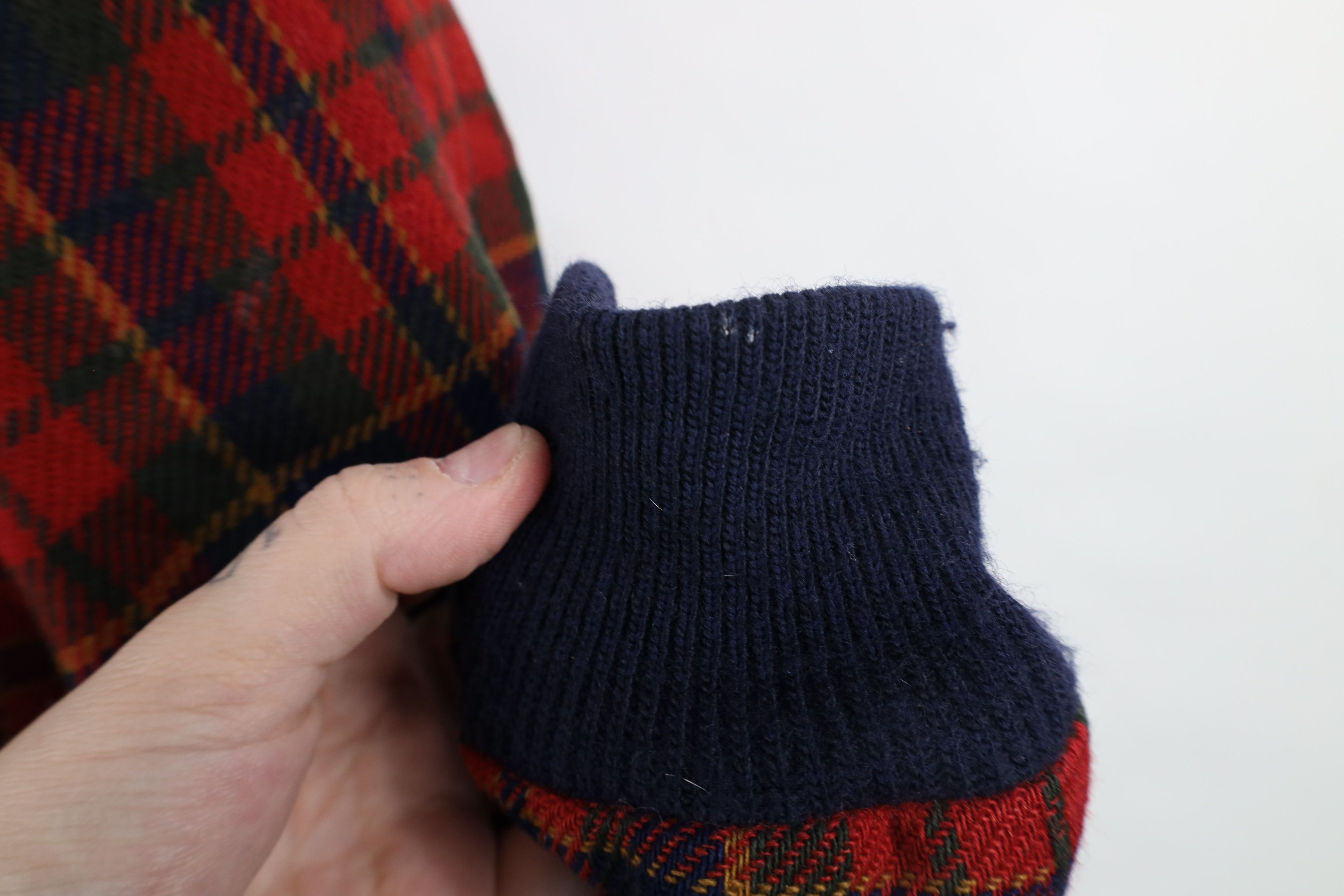 Pendleton × Vintage Vintage 90s Pendleton Cafe Racer Bomber Jacket Plaid USA Size L / US 10 / IT 46 - 9 Thumbnail