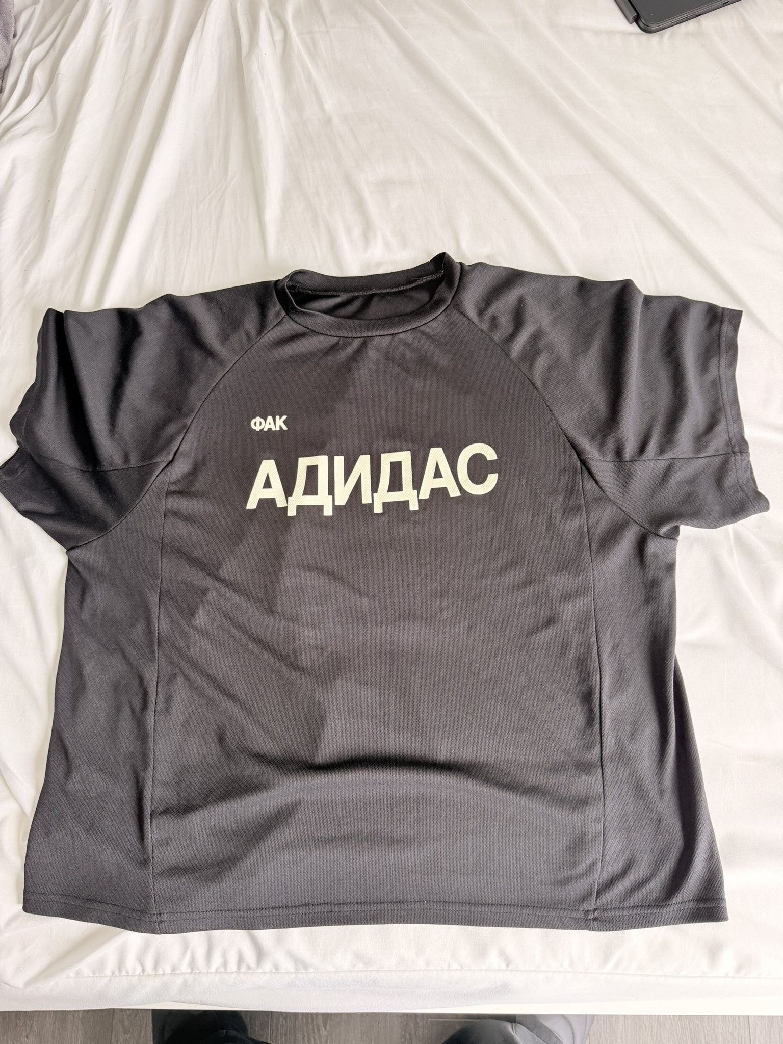 Gosha Rubchinskiy × Kanye West × Yeezy Yeezy Gosha Jersey “Fuck