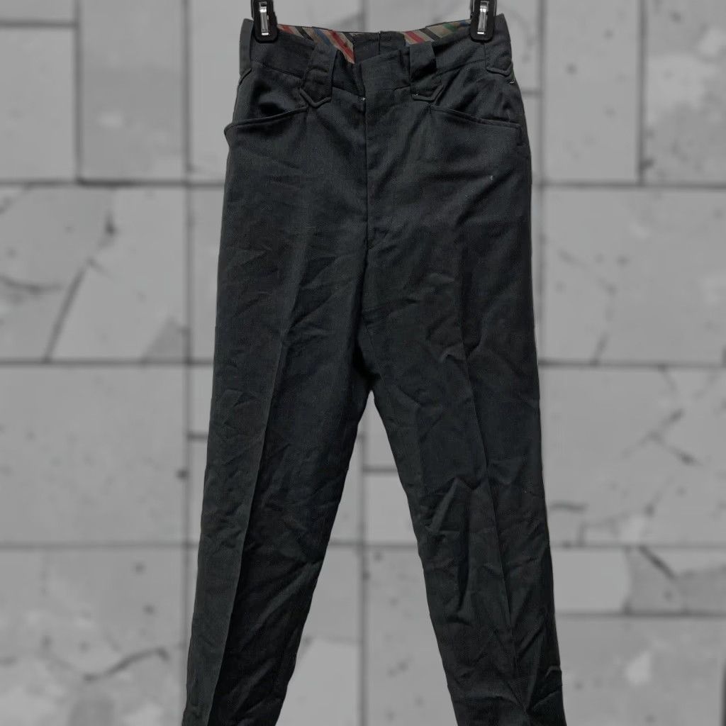 Vintage VINTAGE ROCKABILLY Gross Original Dark Gray Western Dress Pants Mens Size 28x31 Size US 28 / EU 44 - 1 Thumbnail