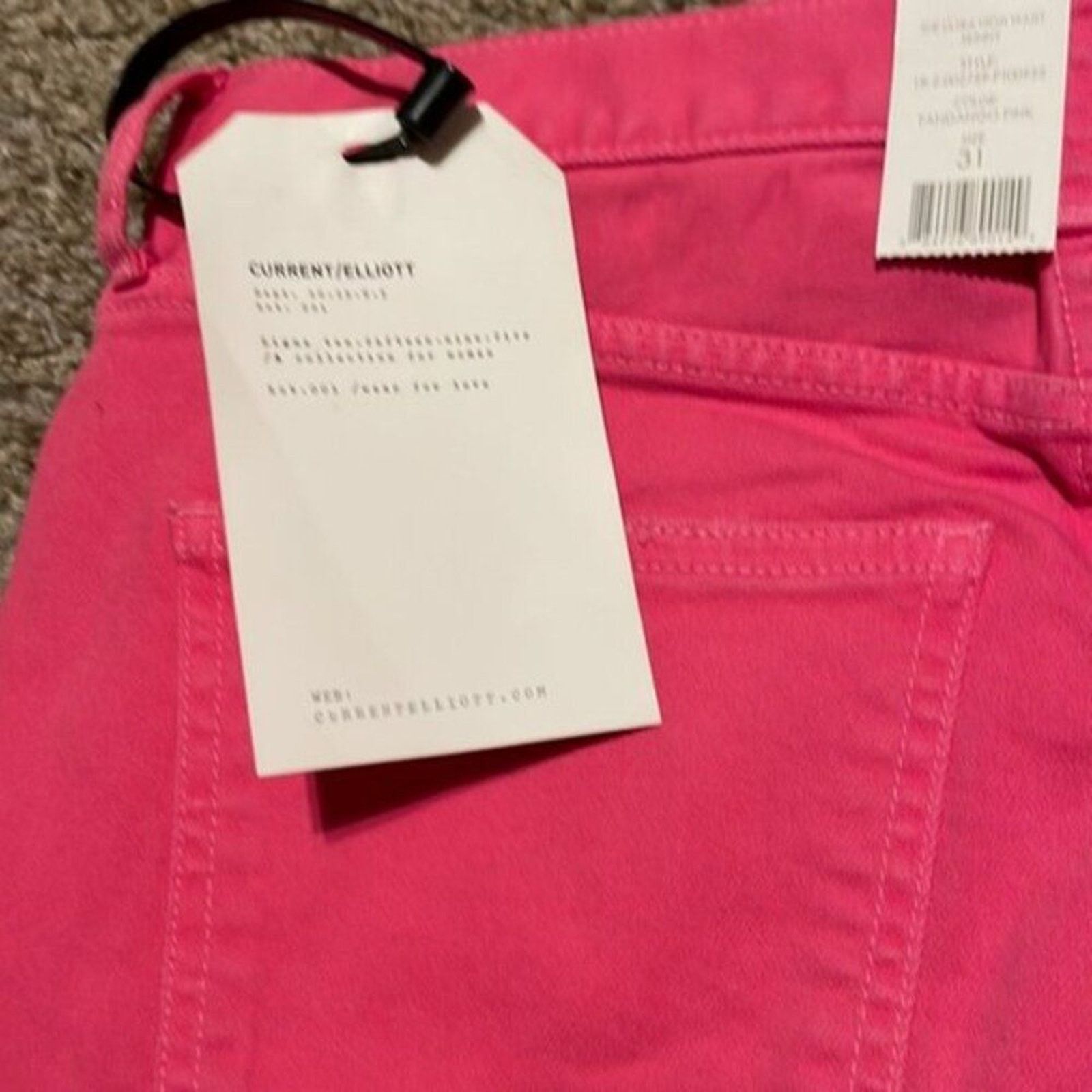 Current/Elliot Current Elliott skinny Jeans Fuchsia 31 Size 31" - 5 Thumbnail
