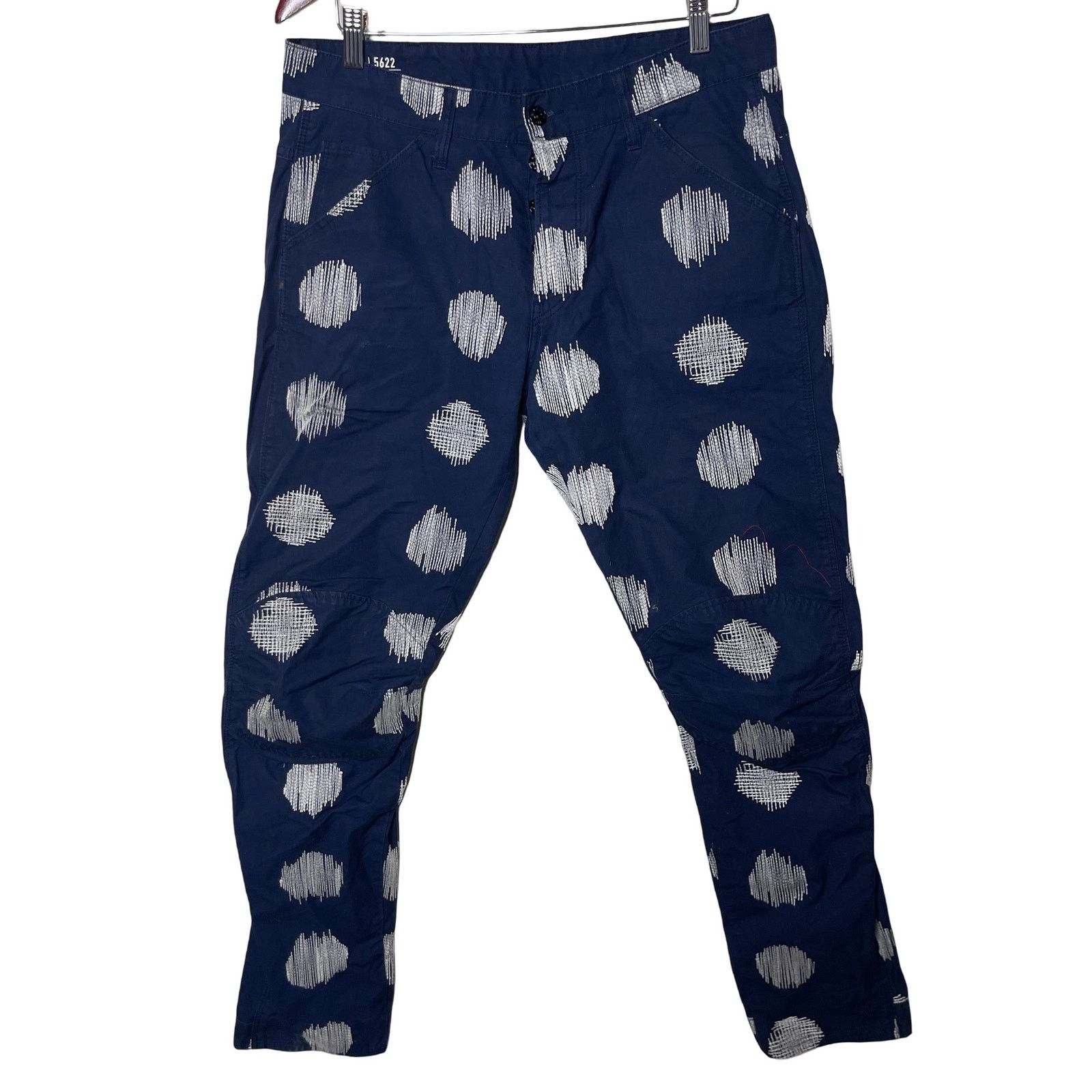 G-Star G-Star Raw Embroidered Elwood Tapered Slim Jean 32x31 Size US 32 / EU 48 - 2 Thumbnail