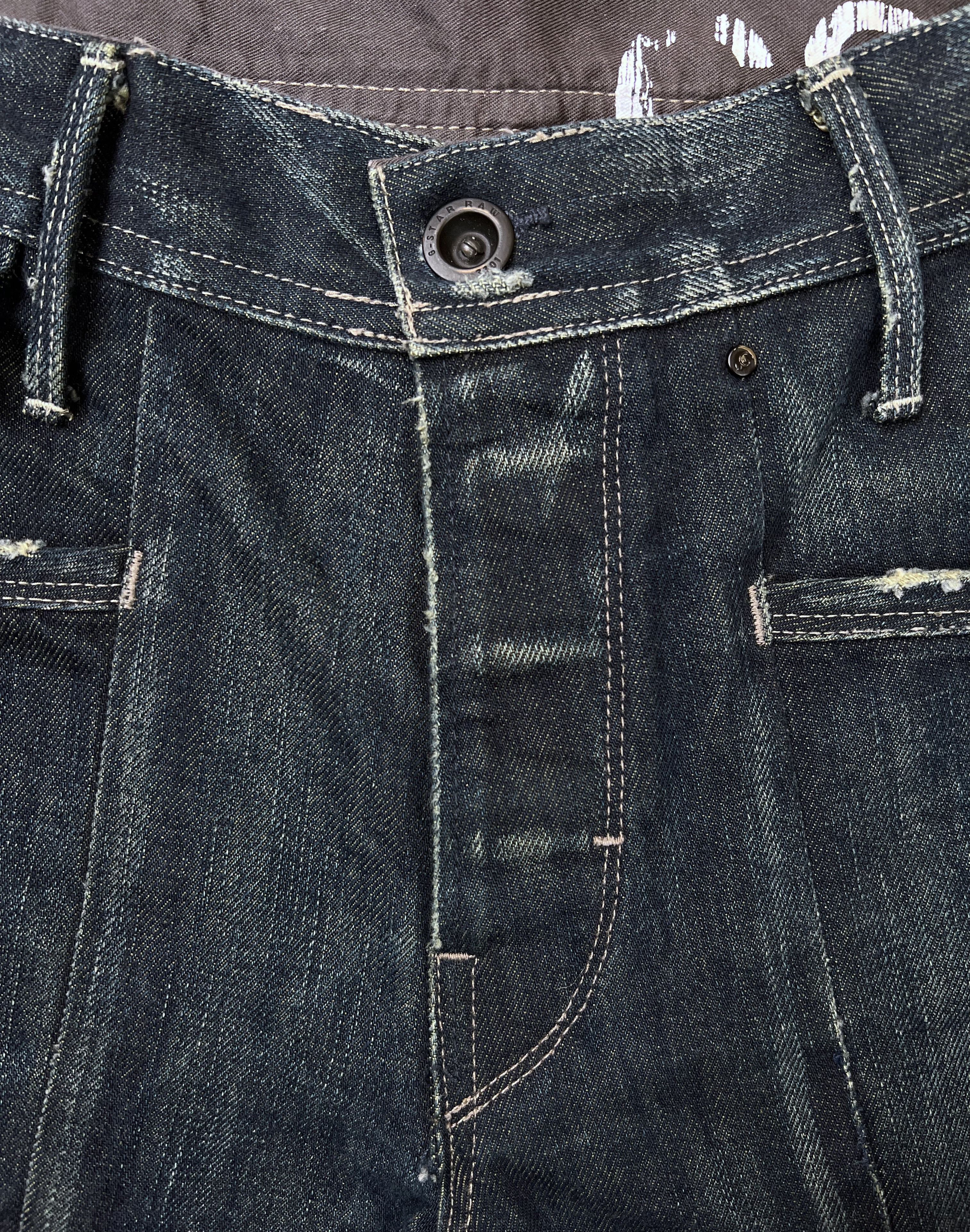 G-Star G-Star RAW Navy Jack Loose Tapered Jeans - Raw Denim 32 Size US 32 / EU 48 - 2 Thumbnail