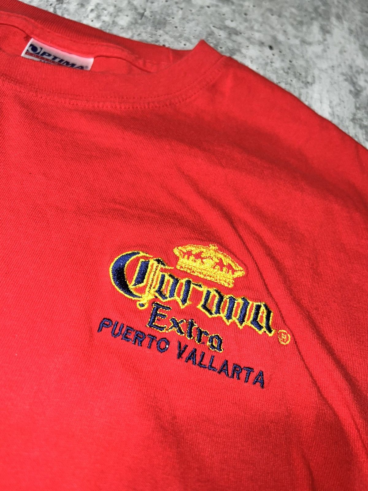 Vintage Vintage Y2K Corona Embroidered Tee Size US M / EU 48-50 / 2 - 2 Thumbnail