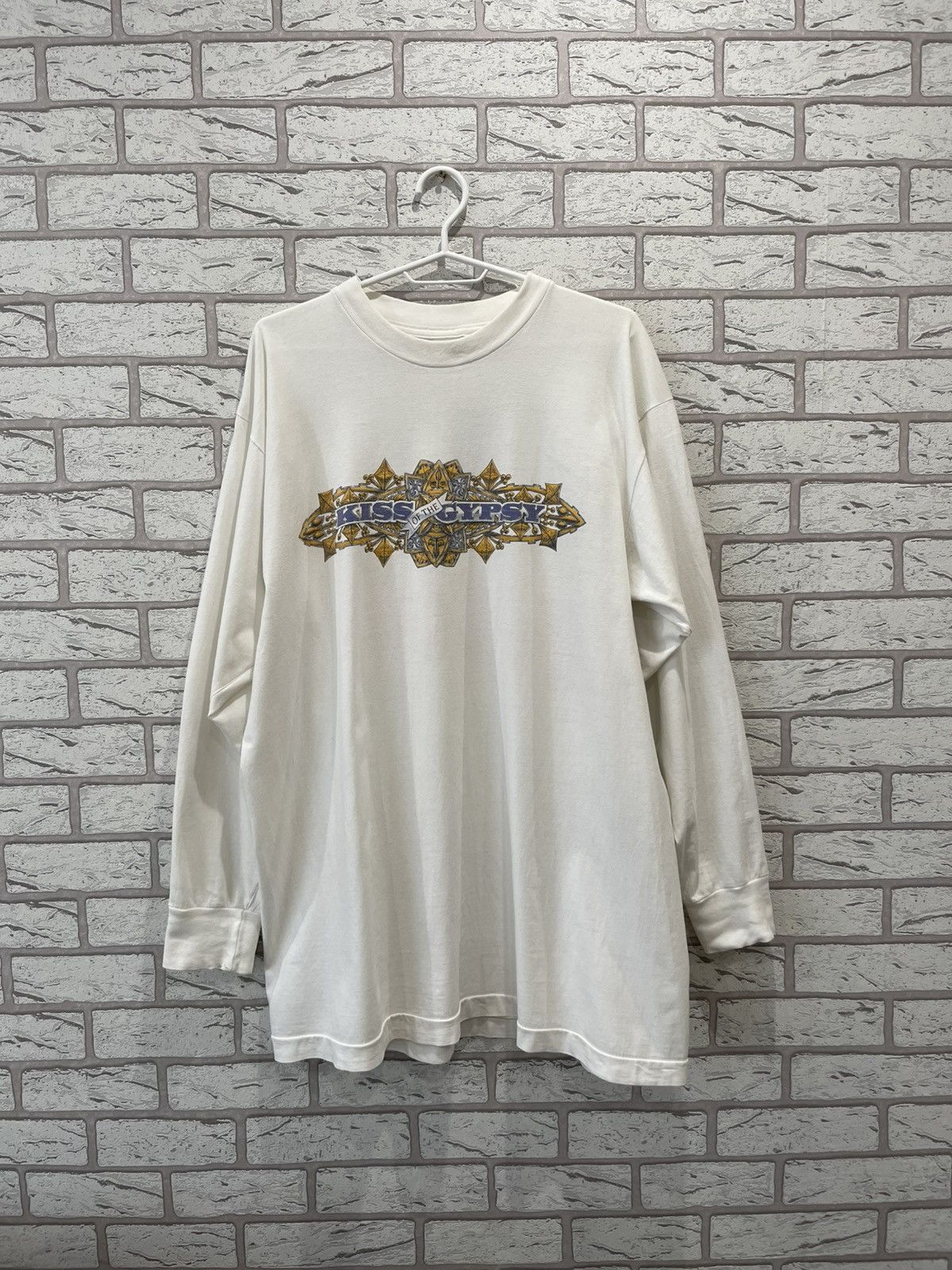 Vintage RARE Kiss Of The Gypsy Vintage Merch Tee T shirt Long Sleeve Size US XL / EU 56 / 4 - 20 Thumbnail