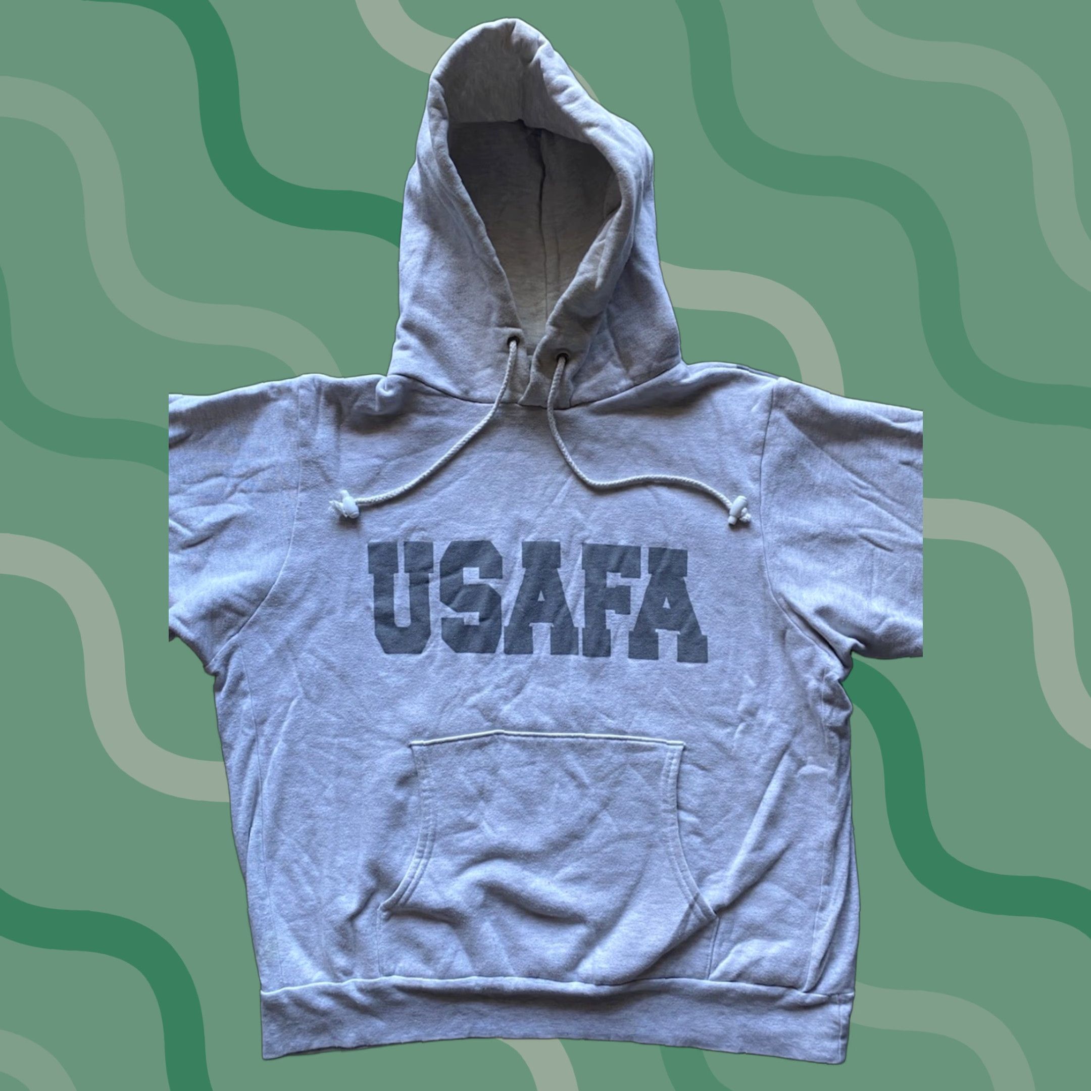Vintage VINTAGE Heart And Core Hoodie United States Gray Small Mens S Pullover Hoodie Size US S / EU 44-46 / 1 - 1 Thumbnail