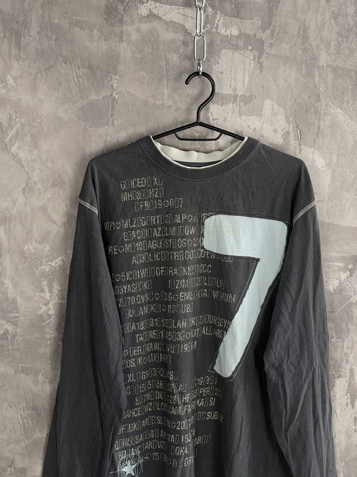 Beauty Beast × If Six Was Nine × Le Grande Bleu (L.G.B.) Y2K Gothic Glamour Avant Garde Longsleeve Size US M / EU 48-50 / 2 - 7 Thumbnail