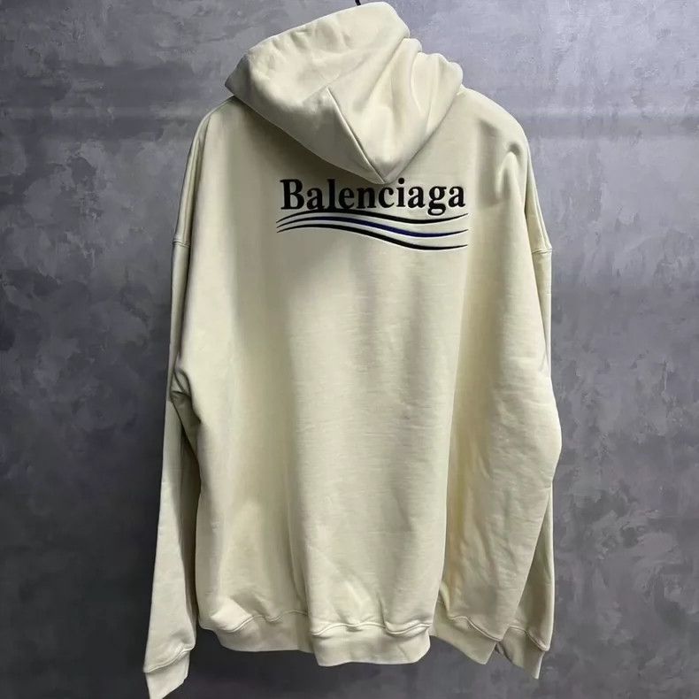 Balenciaga Balenciaga White logo printed sweatshirt Size US XS / EU 42 / 0 - 2 Thumbnail