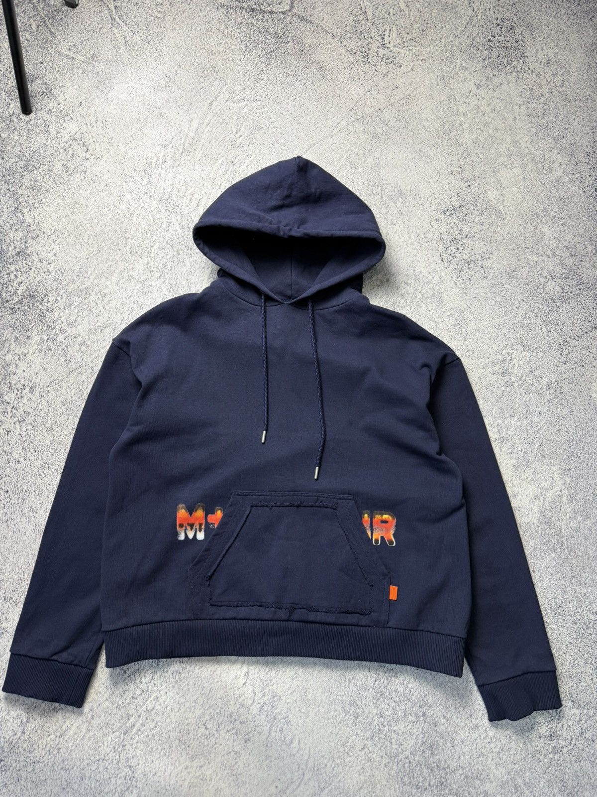 M+Rc Noir M+RC Noir Big Logo Blue Oversize Hoodie Y2K Size US M / EU 48-50 / 2 - 3 Thumbnail